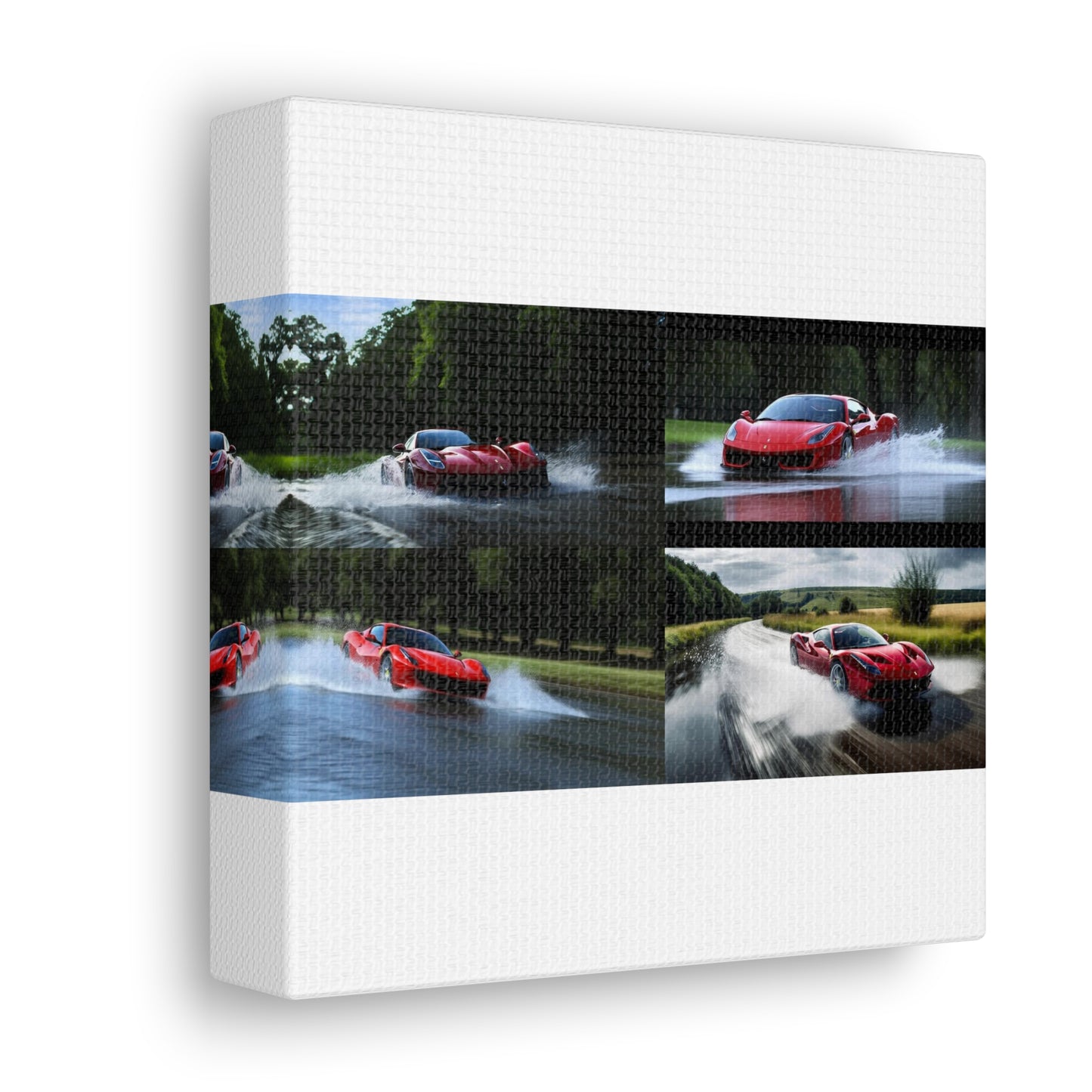 Canvas Gallery Wraps Water Ferrari Splash 5