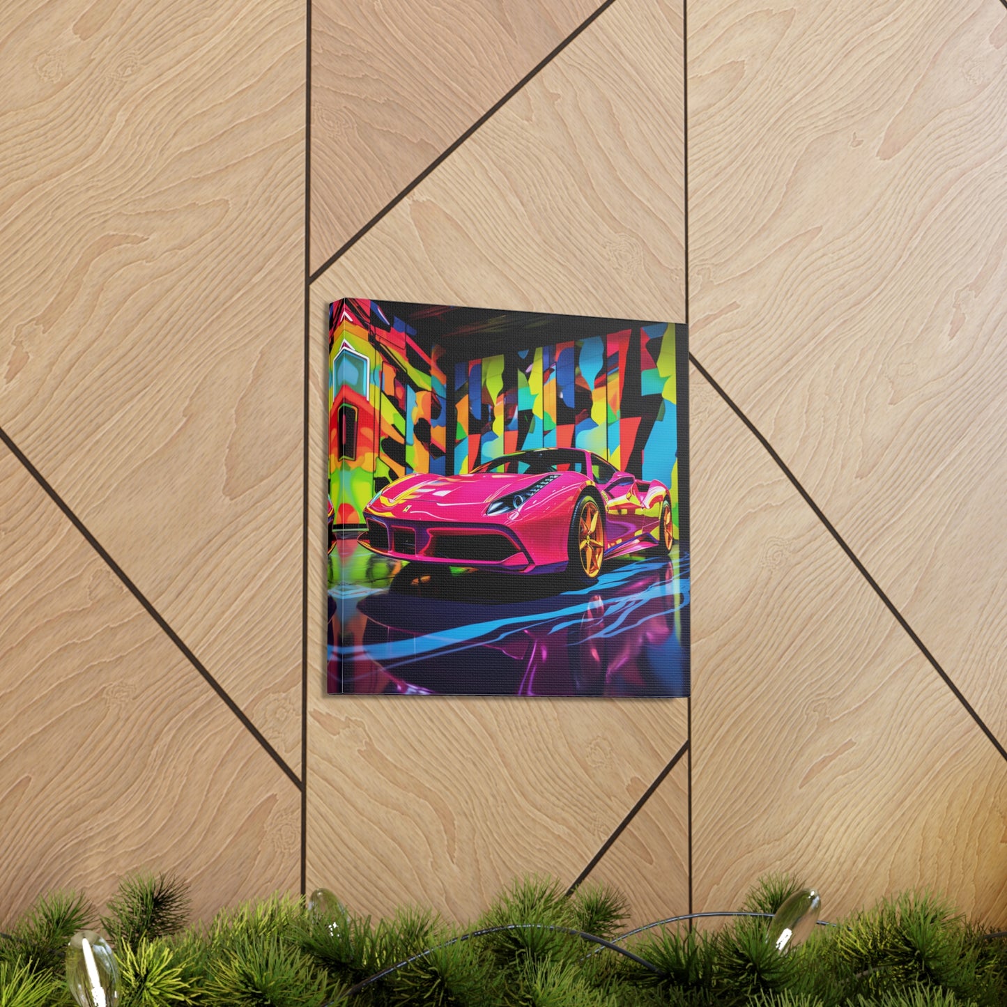 Canvas Gallery Wraps Ferrari Flair Macro 1