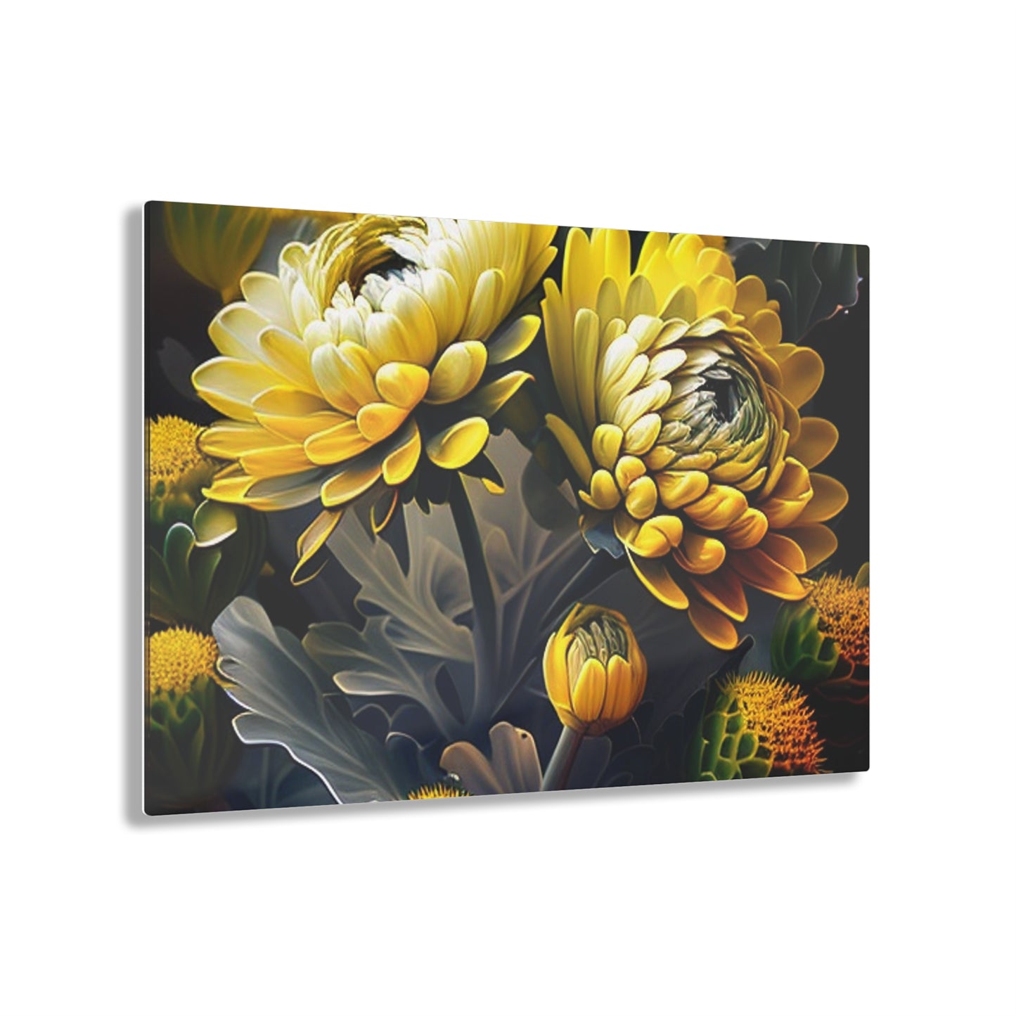 Acrylic Prints Yellow Hermosas Flores Amarillas 2