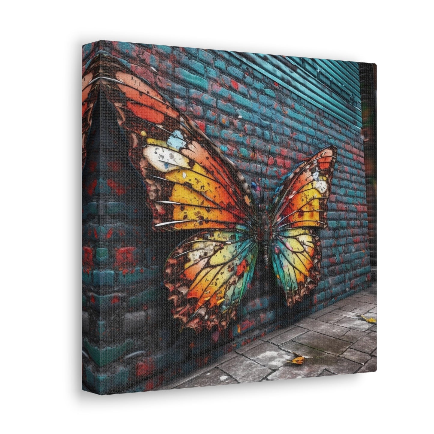 Canvas Gallery Wraps Liquid Street Butterfly 2