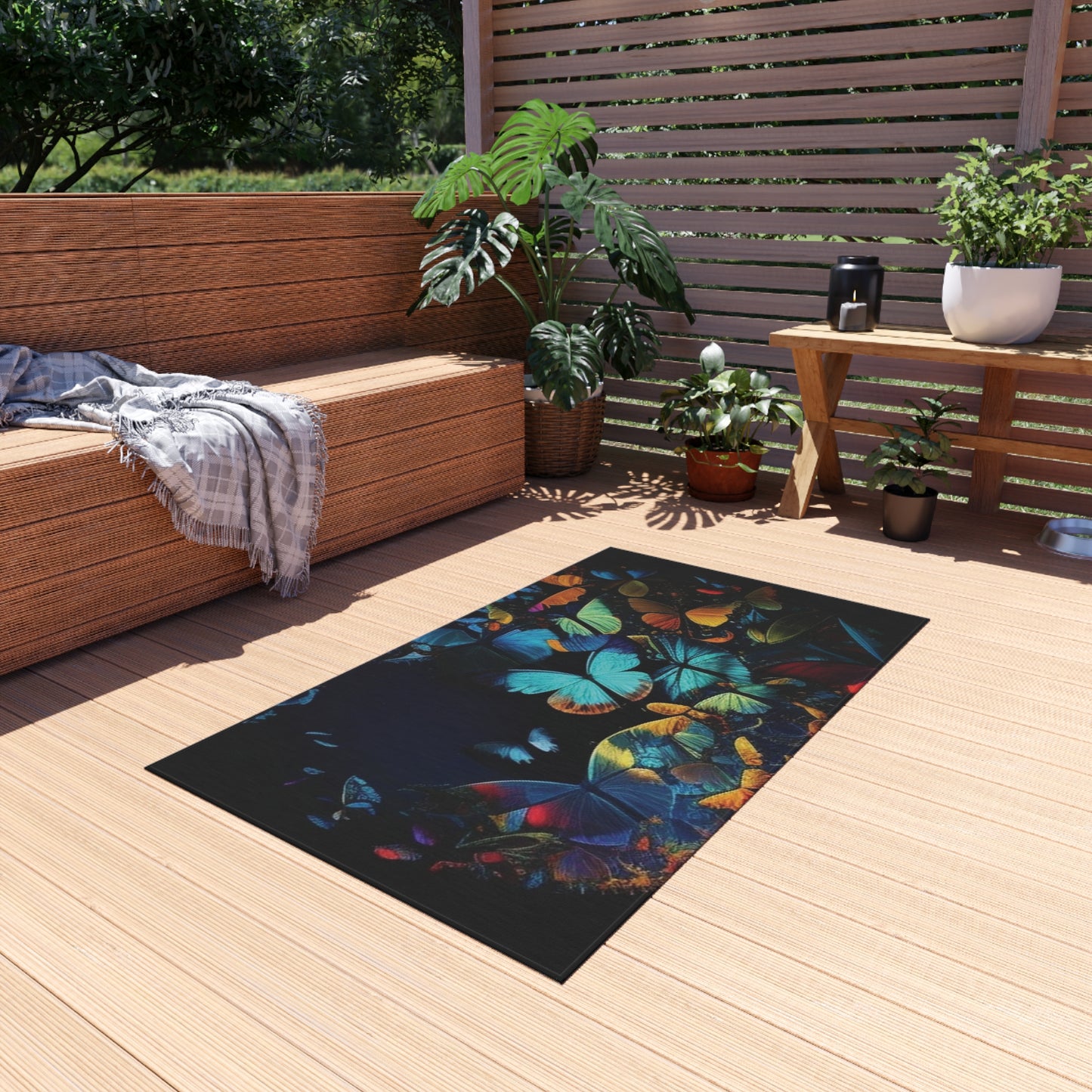 Outdoor Rug  Moon Butterfly 1