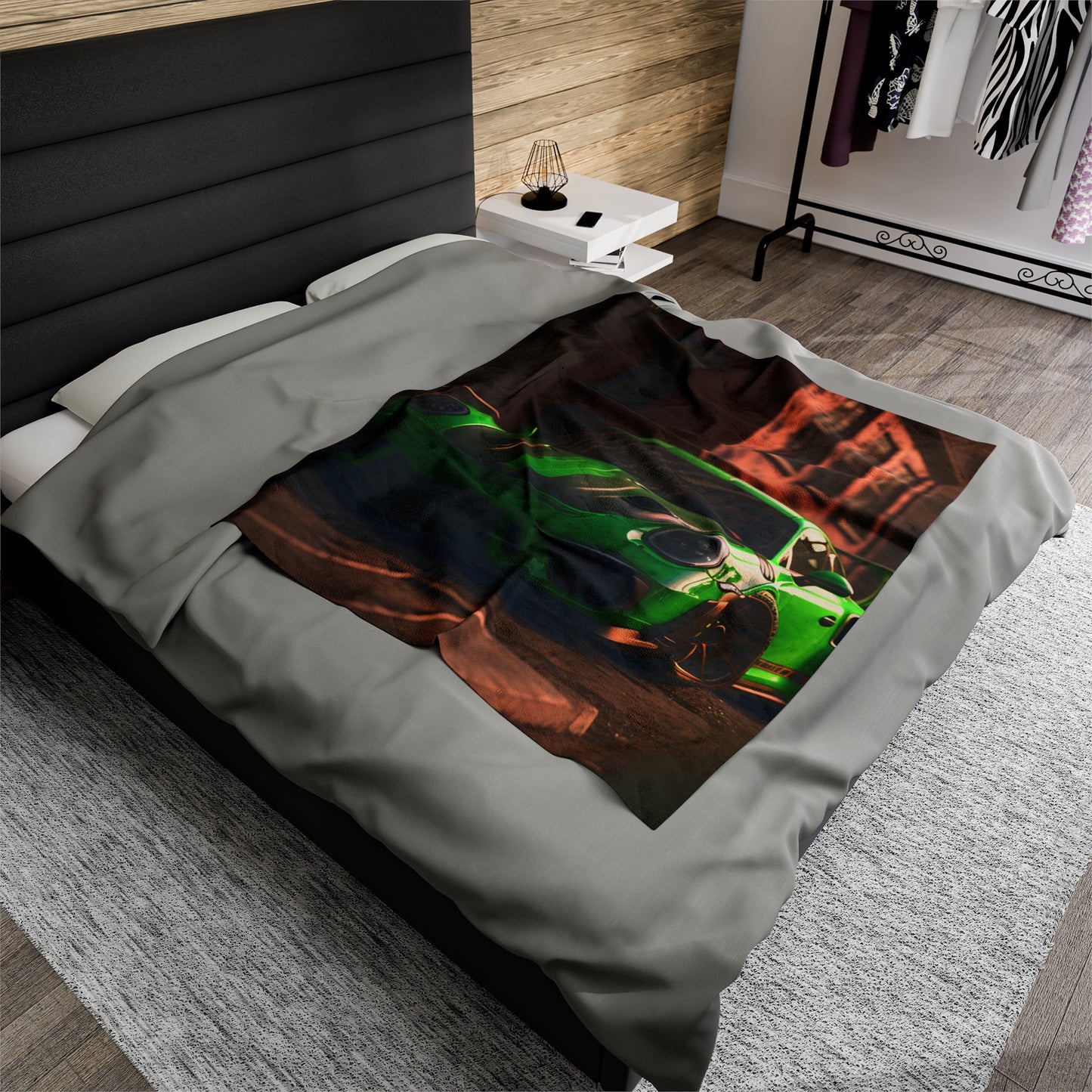 Velveteen Plush Blanket porsche 911 gt3 4