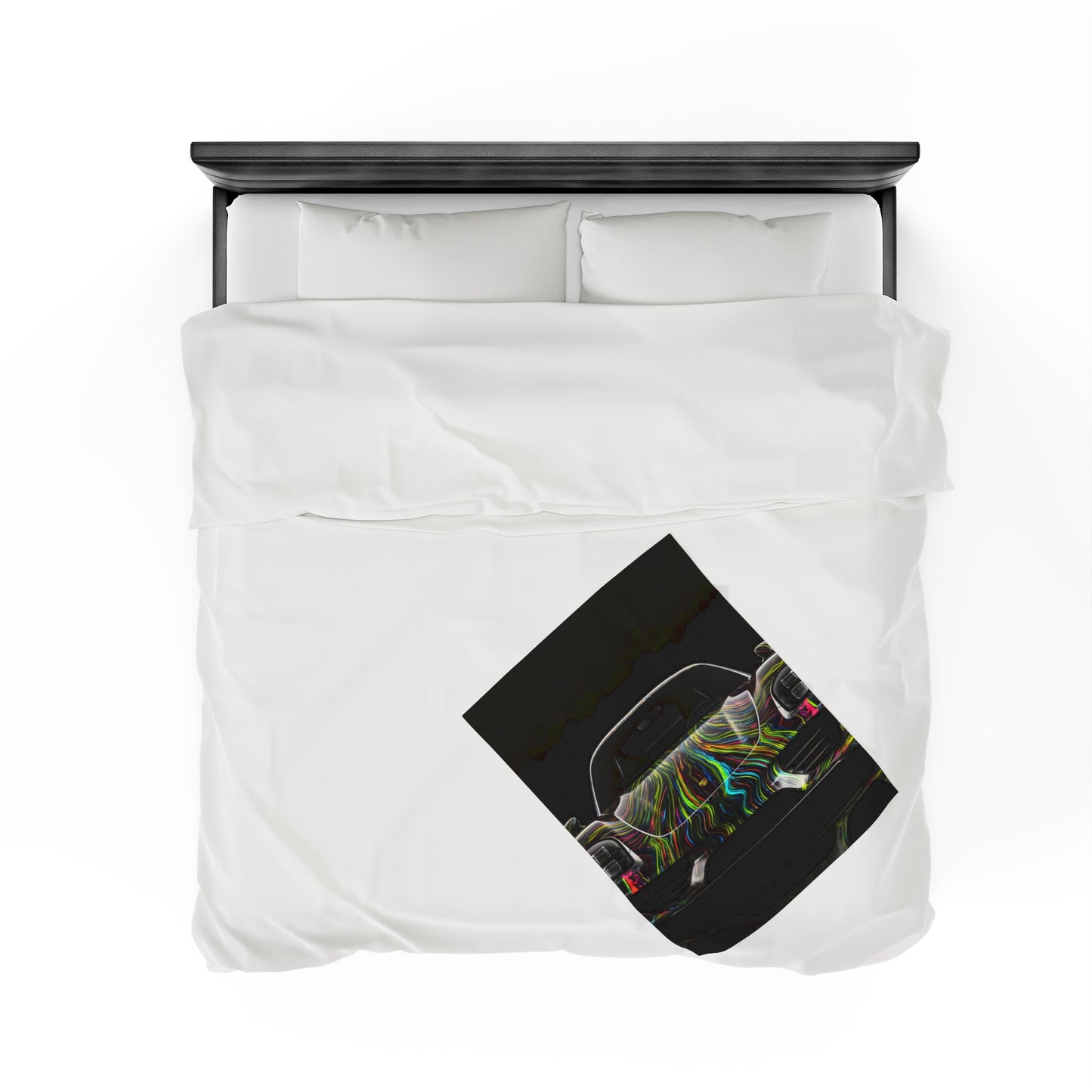 Velveteen Plush Blanket Porsche Line 3