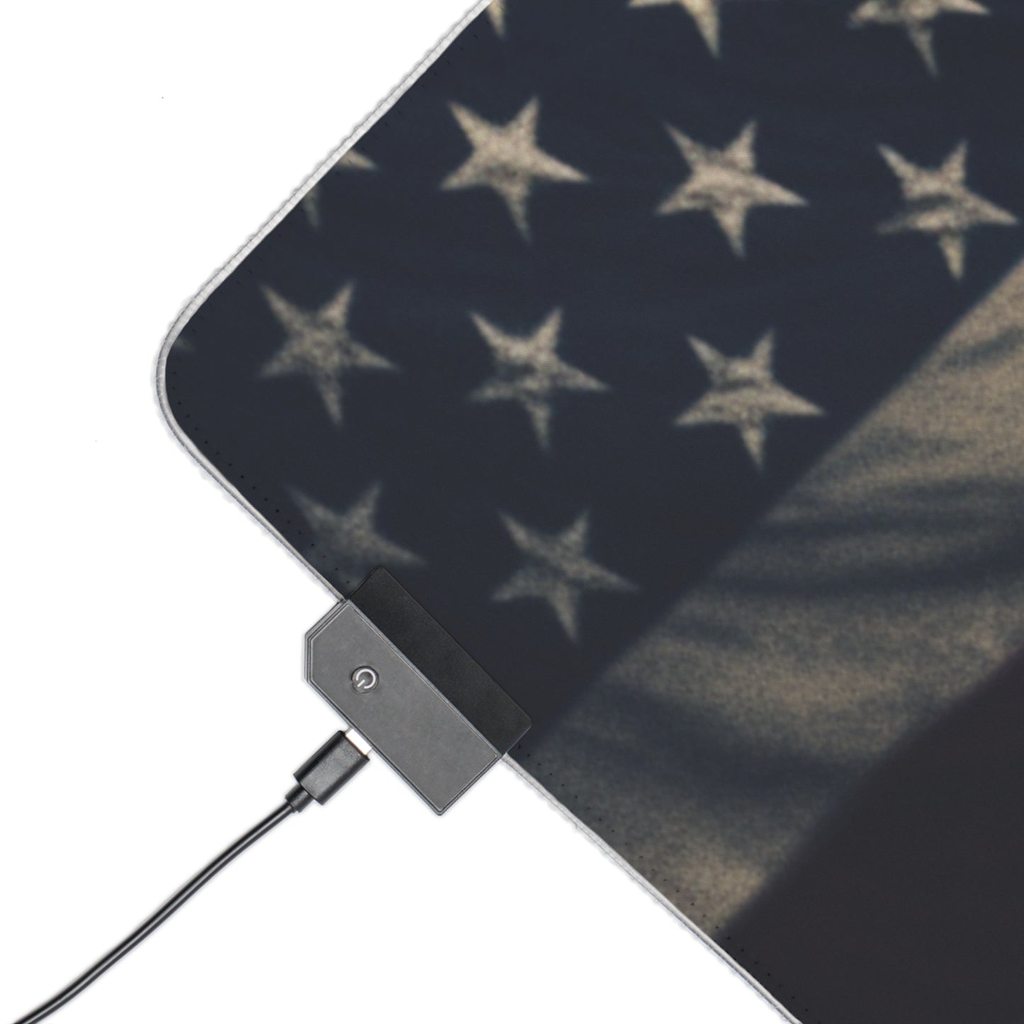 LED Gaming Mouse Pad Bugatti American Flag 3