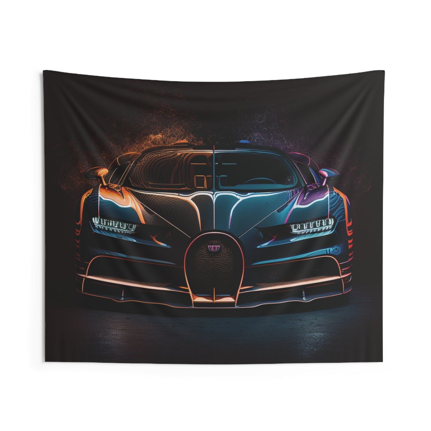 Indoor Wall Tapestries Bugatti Chiron Super 3