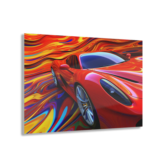 Acrylic Prints Ferrari Water Fusion 4