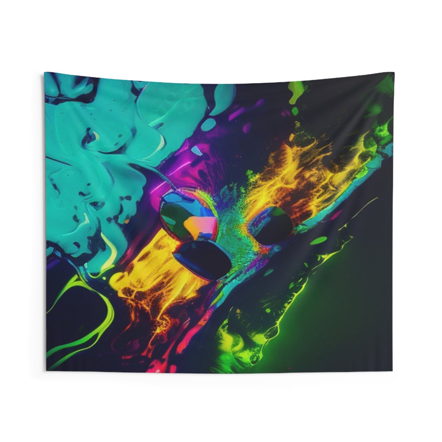 Indoor Wall Tapestries Florescent Glow 4