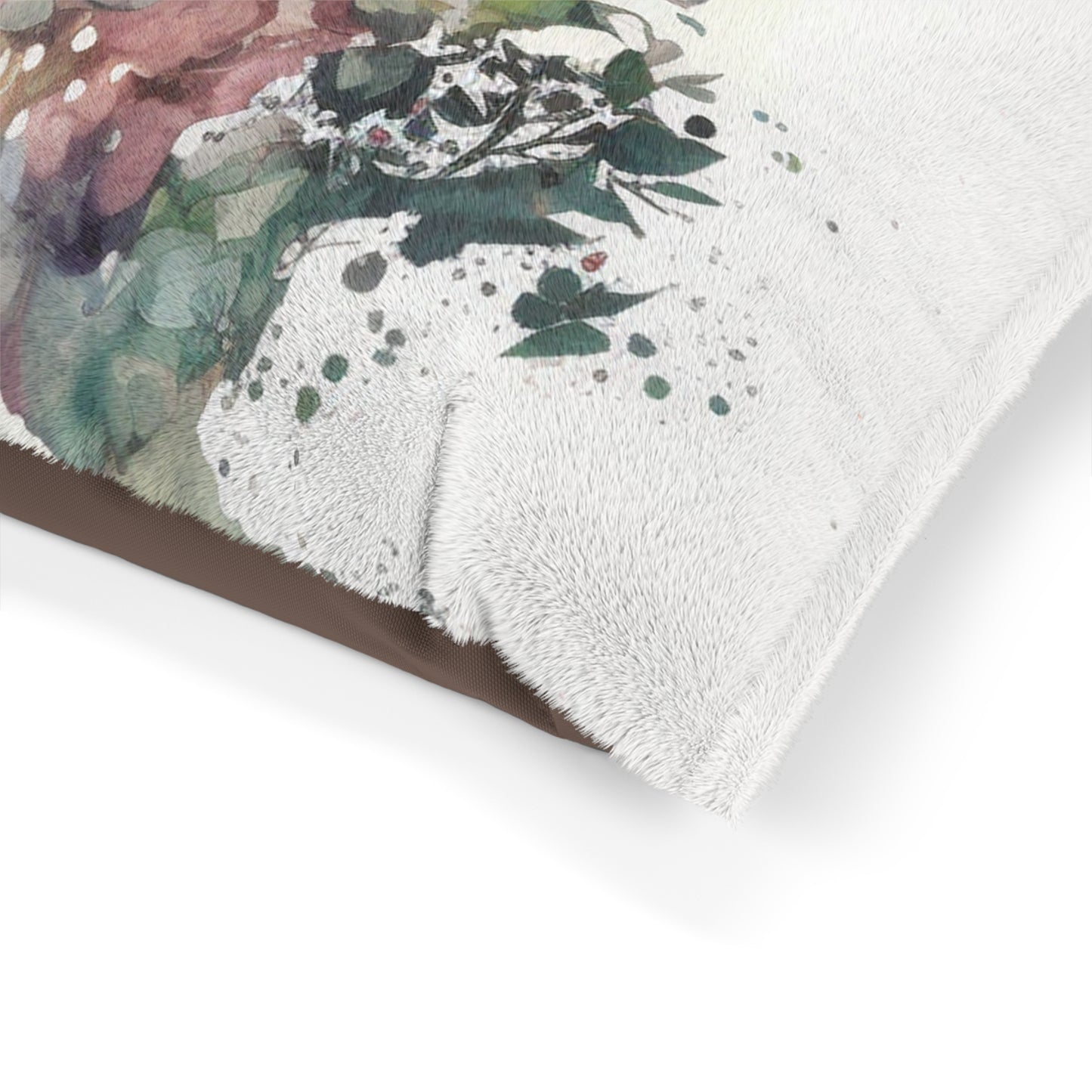 Pet Bed Mother Nature Bright Spring Colors Realistic Watercolor 3