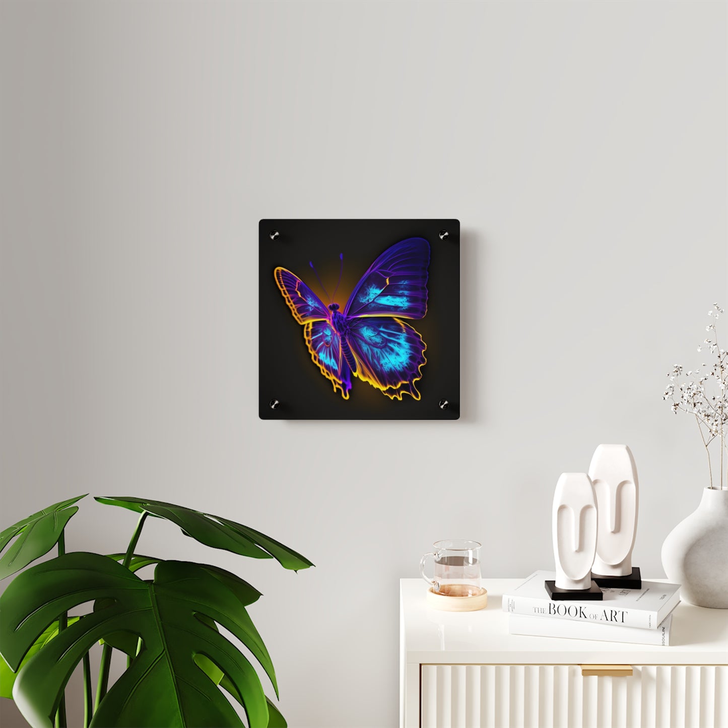 Acrylic Wall Art Panels Thermal Butterfly 4