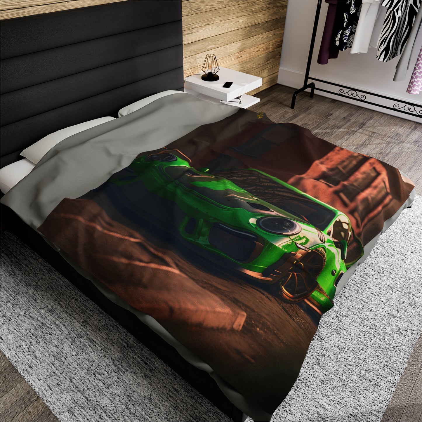 Velveteen Plush Blanket porsche 911 gt3 4