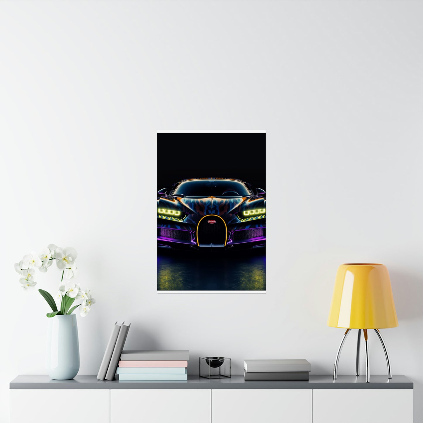 Premium Matte Vertical Posters Hyper Bugatti Chiron 3