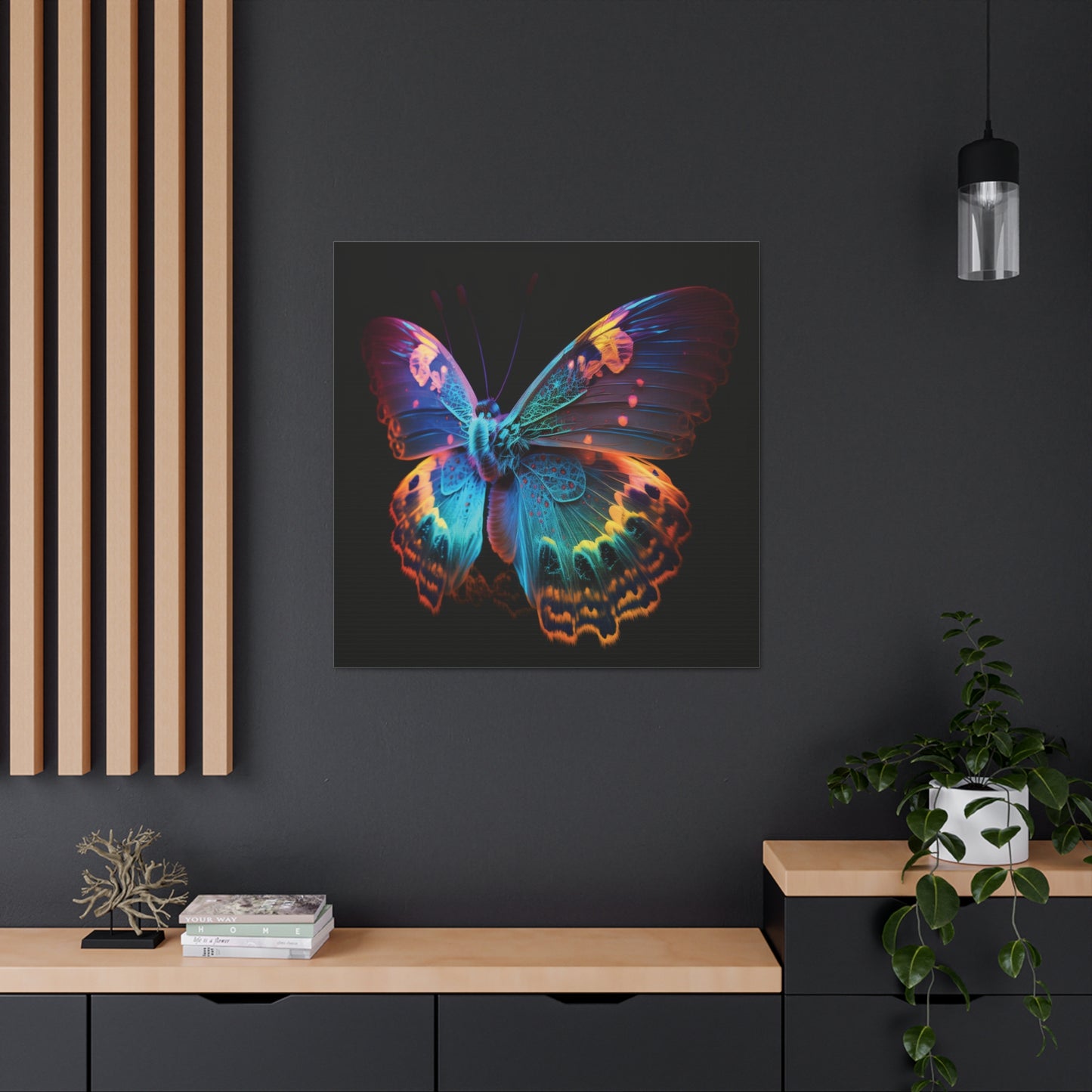 Canvas Gallery Wraps Raw Hyper Color Butterfly 4