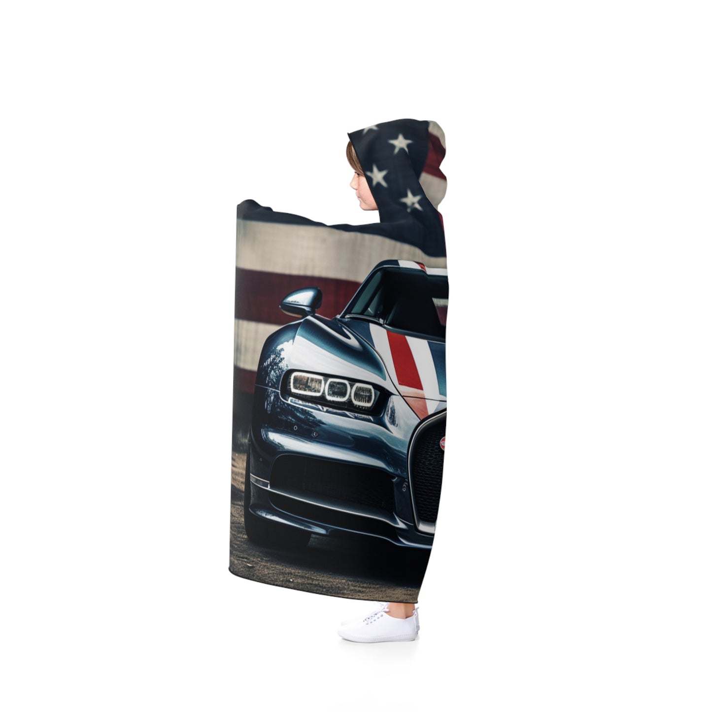 Hooded Blanket Bugatti Flag 2