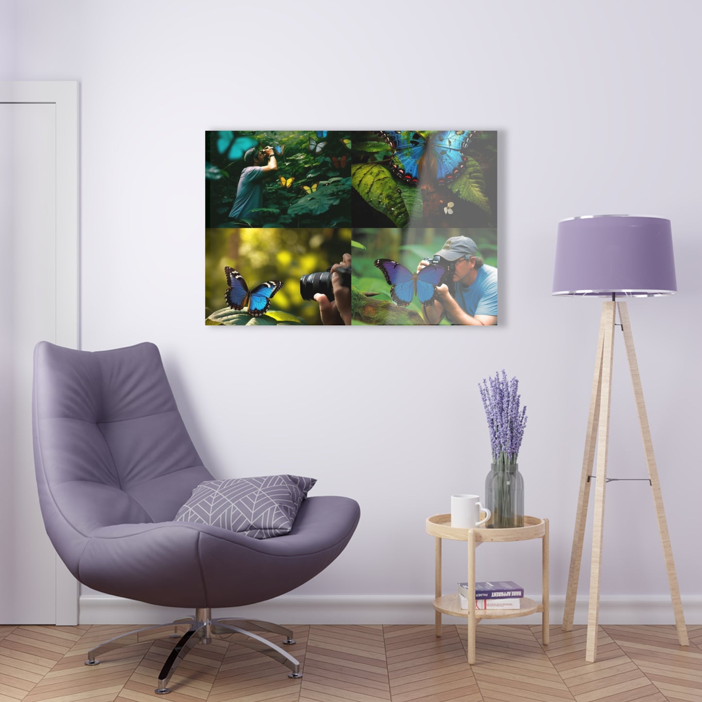 Acrylic Prints Jungle Butterfly 5