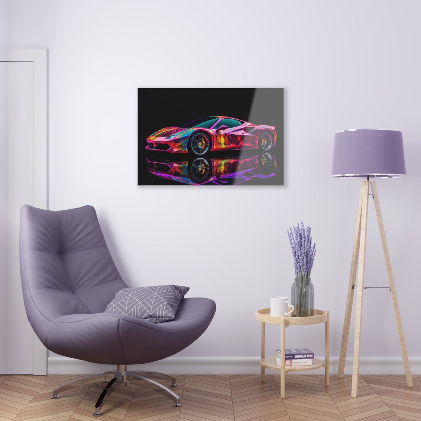 Acrylic Prints Ferrari Color 4