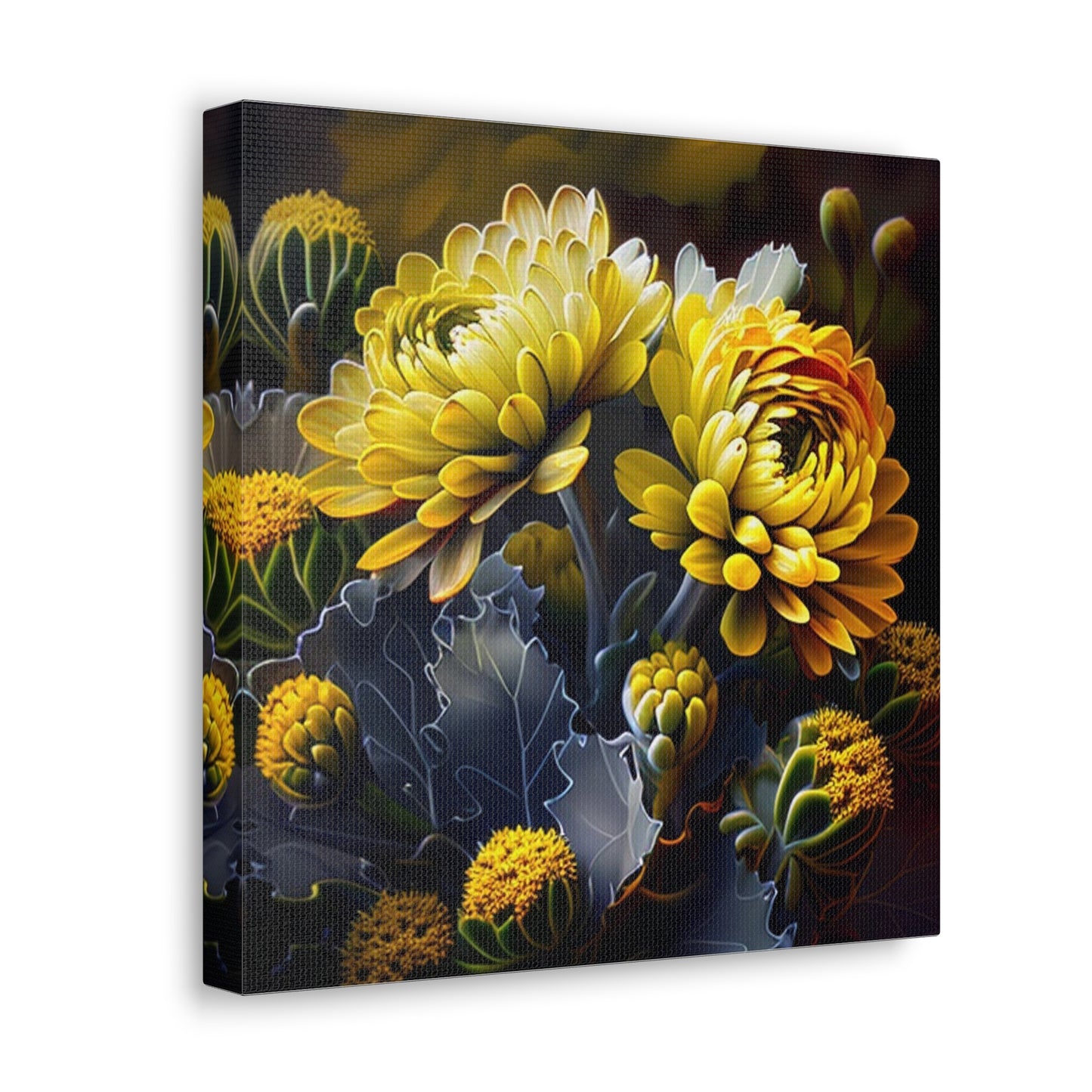 Canvas Gallery Wraps Yellow Hermosas Flores Amarillas 1