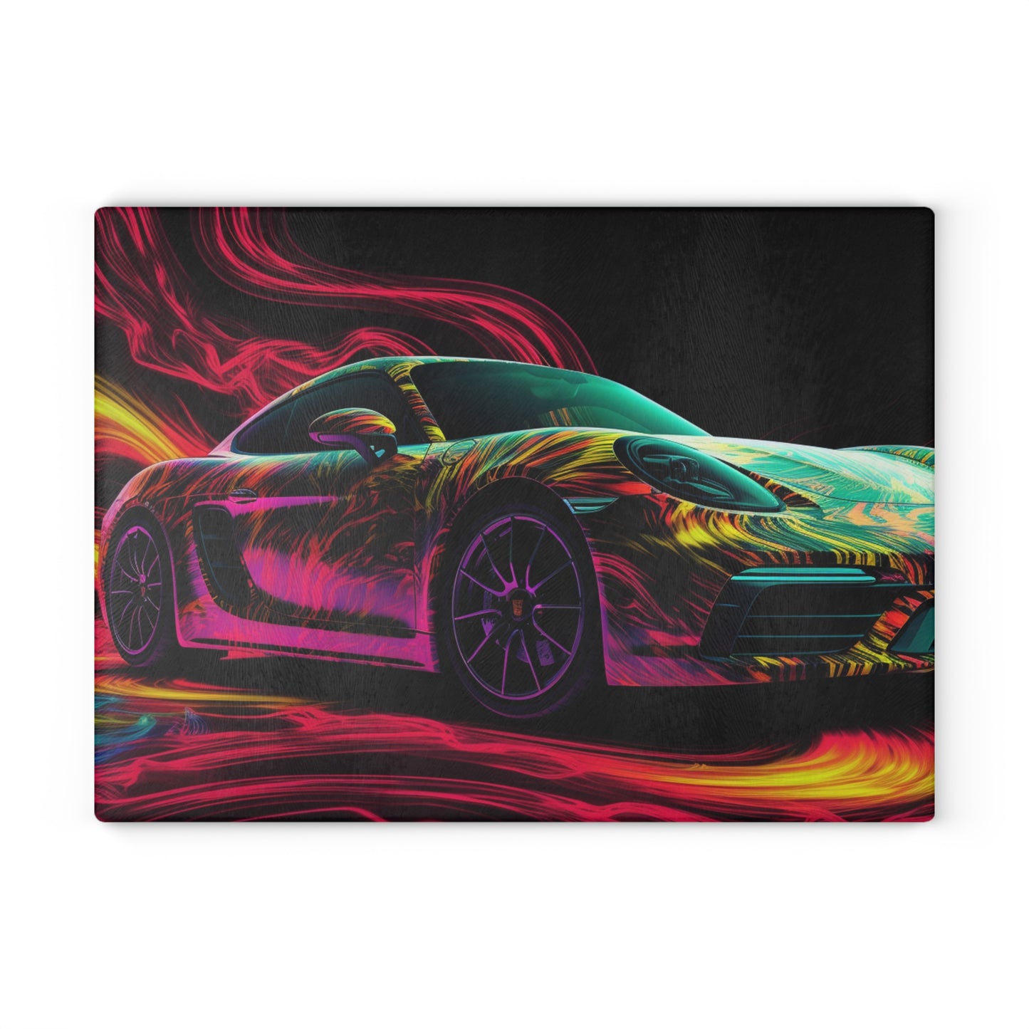 Glass Cutting Board Porsche Flair 1