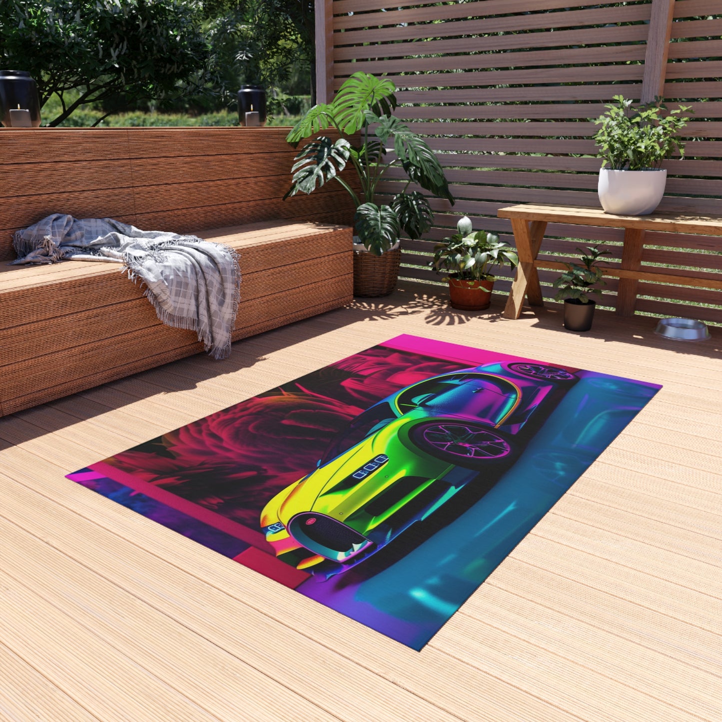 Outdoor Rug  Florescent Bugatti Flair 1