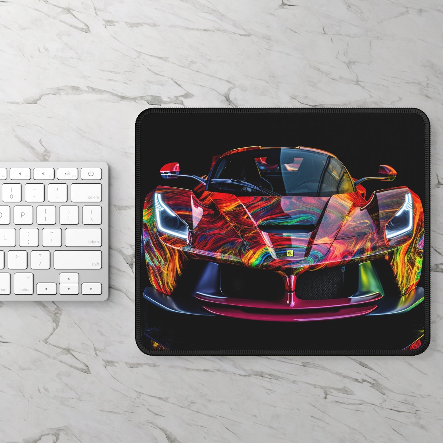 Gaming Mouse Pad  Ferrari Neon 3