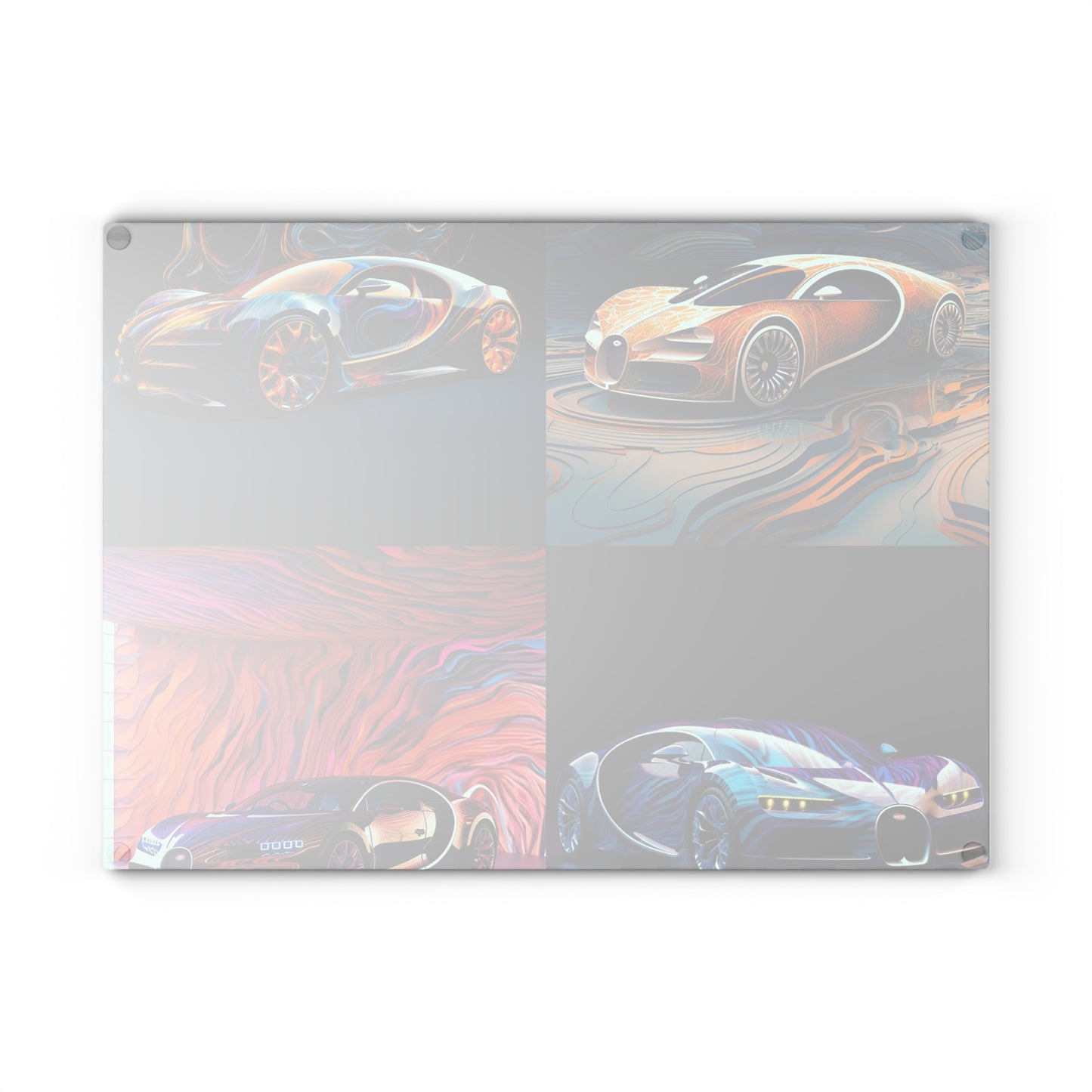 Glass Cutting Board Bugatti Abstract Flair 5