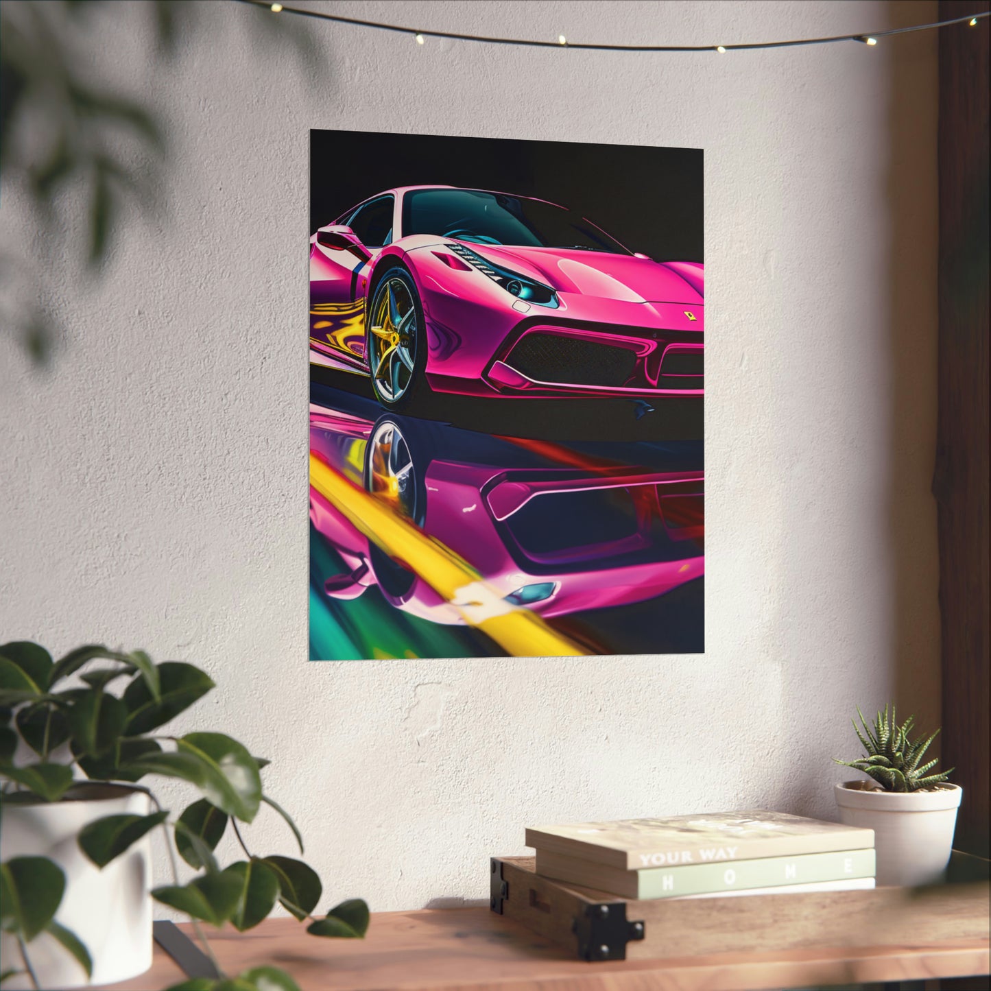 Premium Matte Vertical Posters Ferrari Flair Macro 4