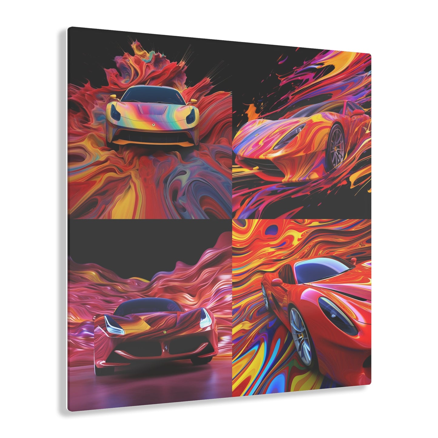 Acrylic Prints Ferrari Water Fusion 5