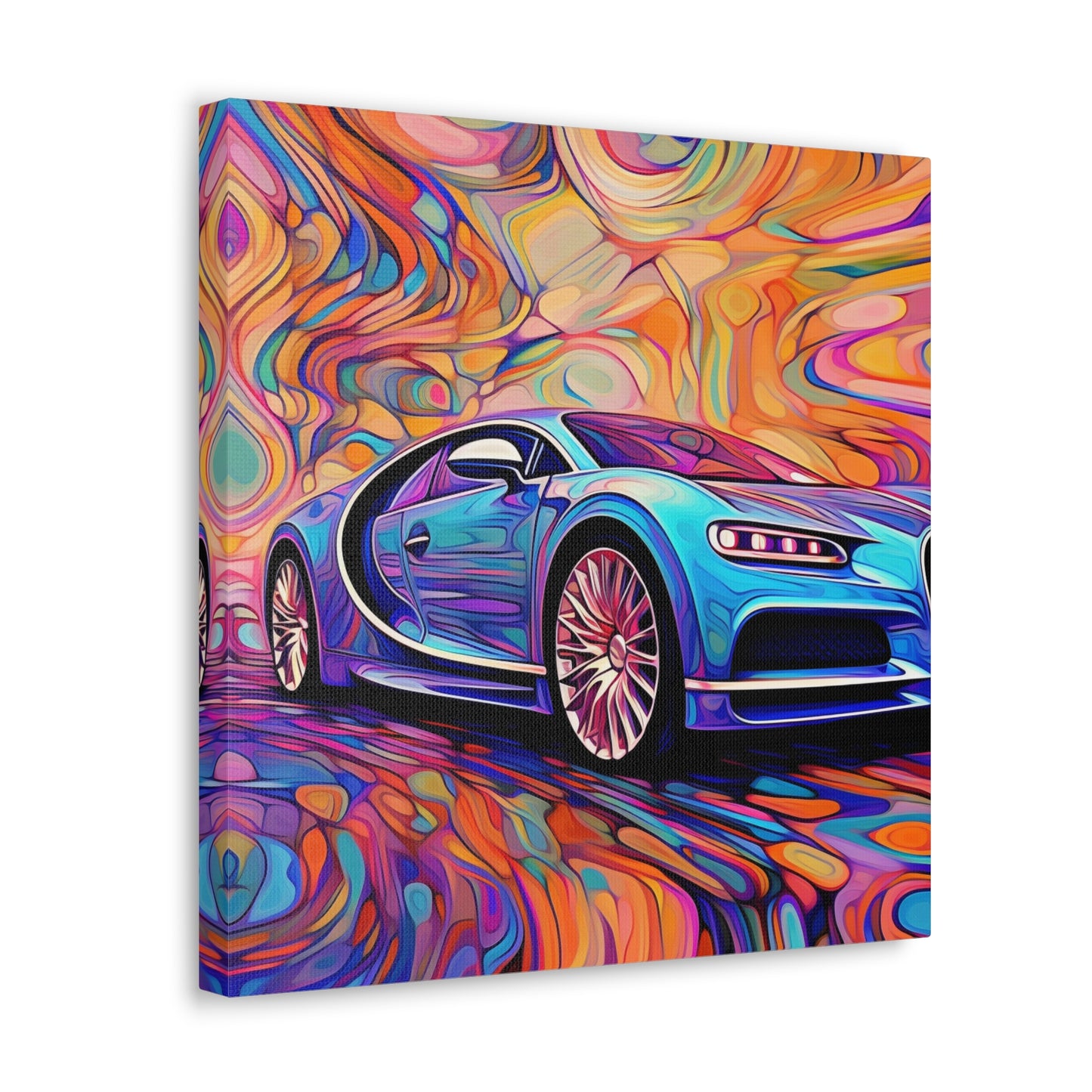 Canvas Gallery Wraps Bugatti Abstract Concept 3