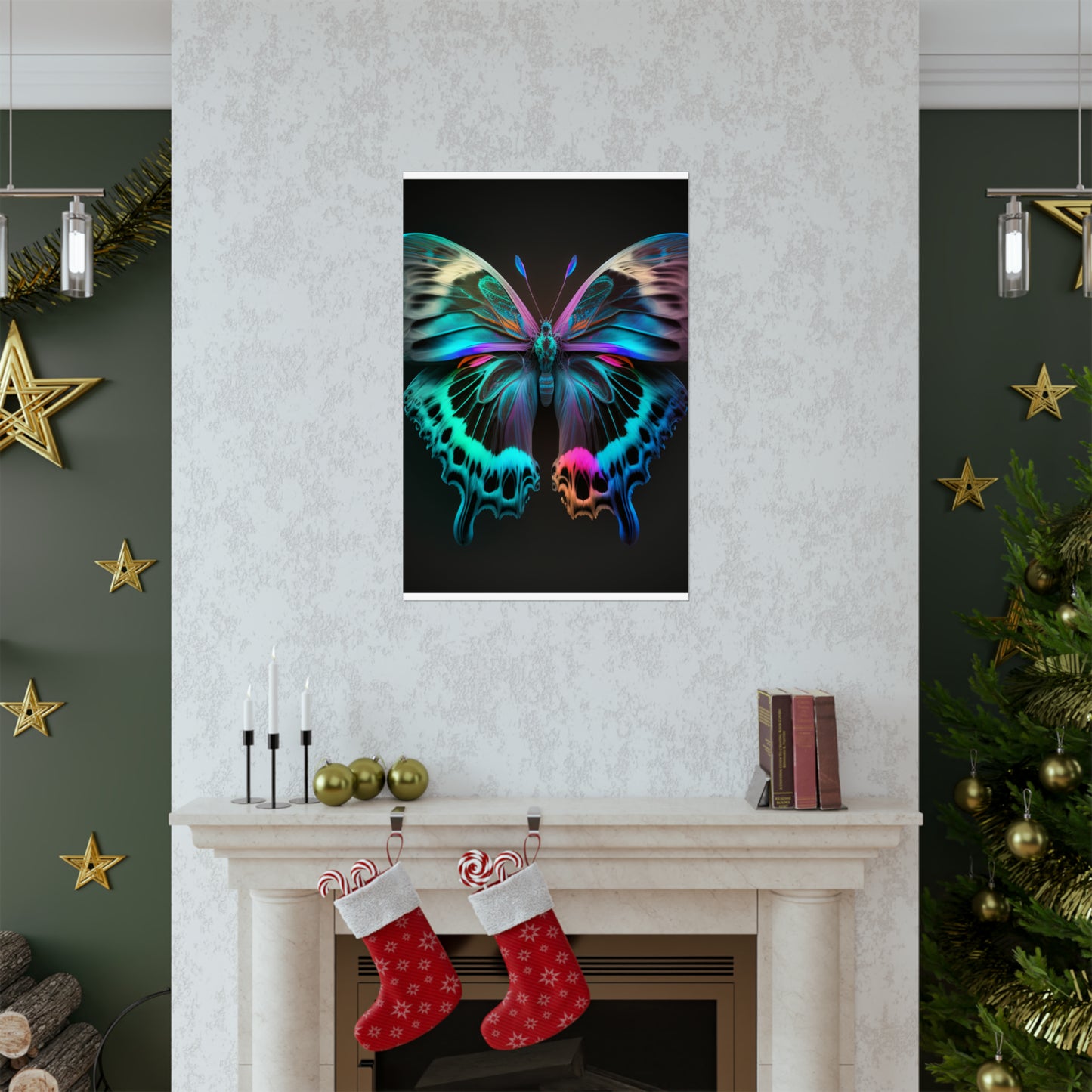 Premium Matte Vertical Posters Raw Florescent Glow 2