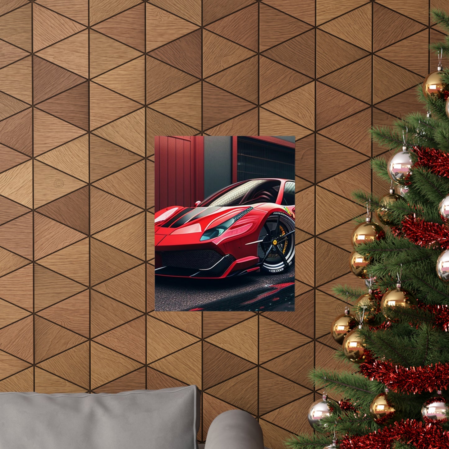 Premium Matte Vertical Posters Ferrari Hyper 1