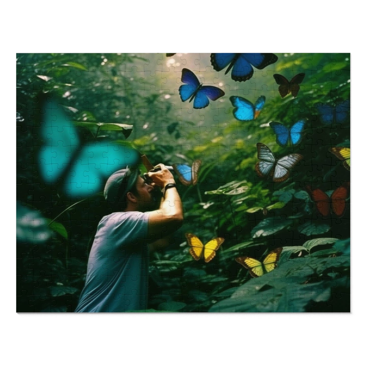 Jigsaw Puzzle (30, 110, 252, 500,1000-Piece) Jungle Butterfly 1