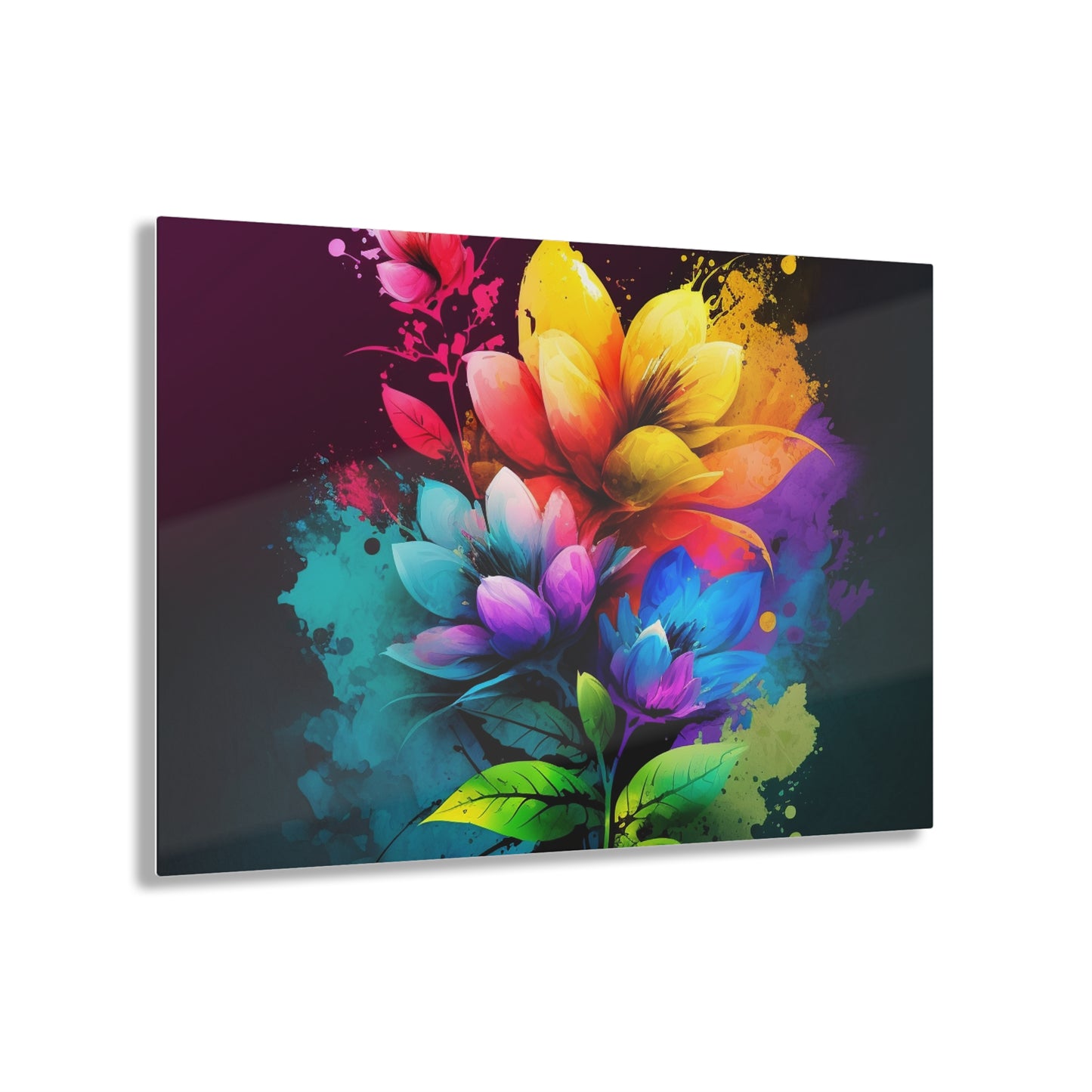 Acrylic Prints Bright Spring Flowers 3