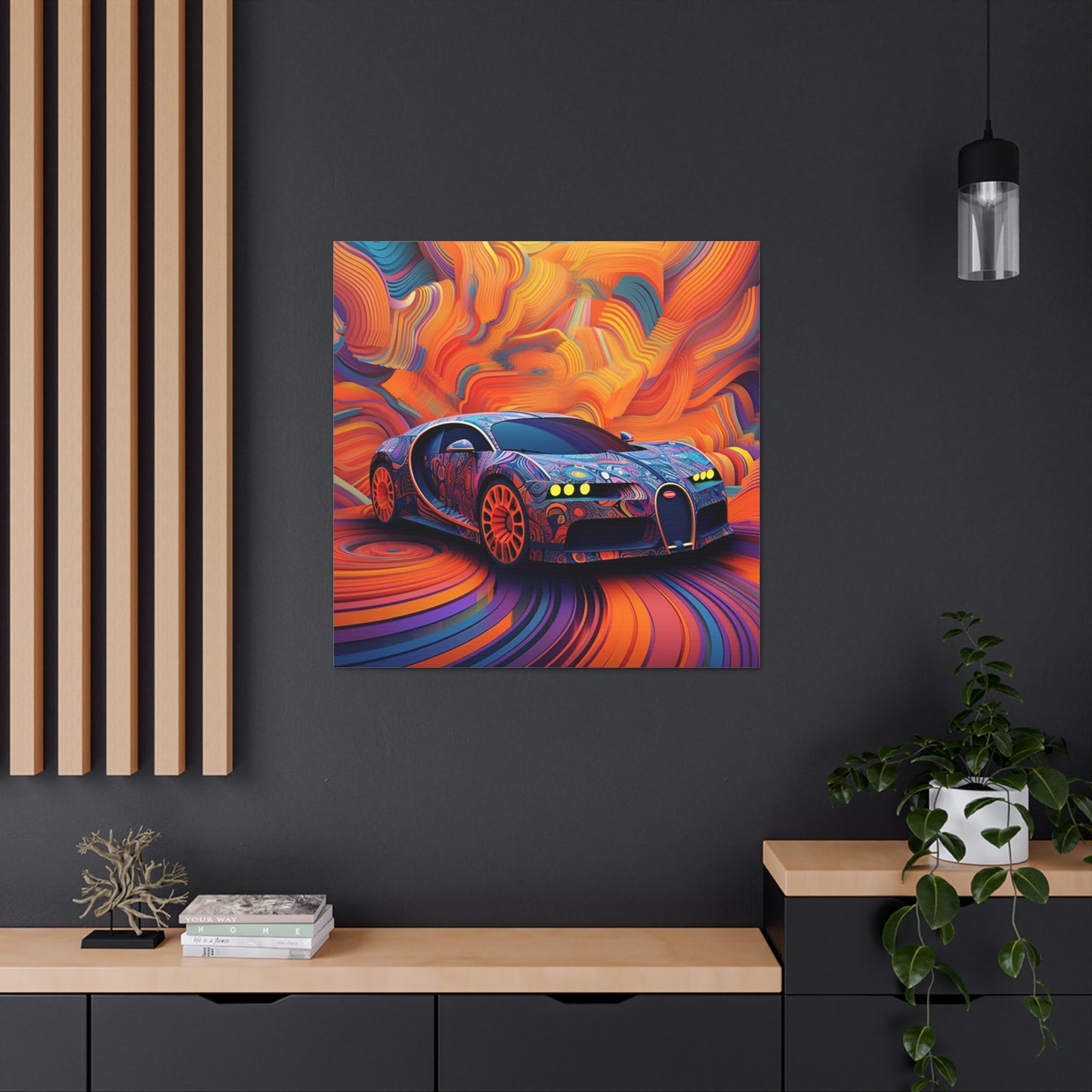 Canvas Gallery Wraps Bugatti Abstract Concept 4