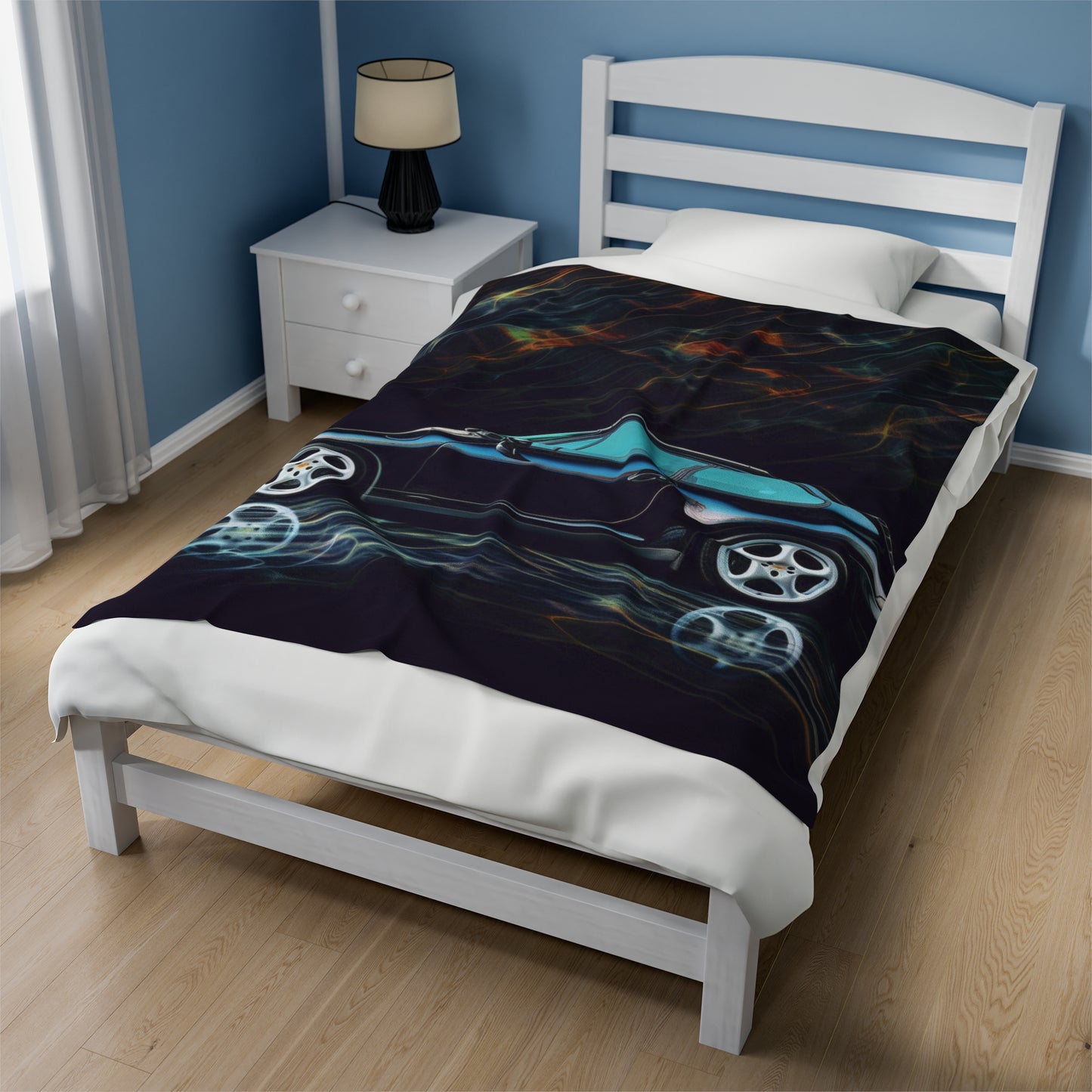 Velveteen Plush Blanket Porsche 933 2