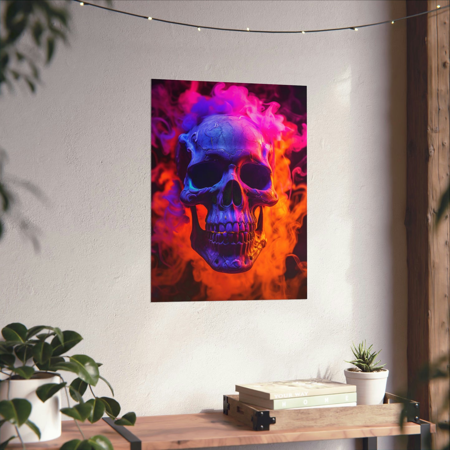 Premium Matte Vertical Posters Macro Skull 4