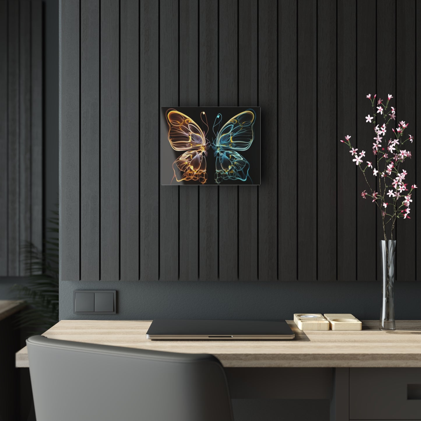 Acrylic Prints Neon Glo Butterfly 3