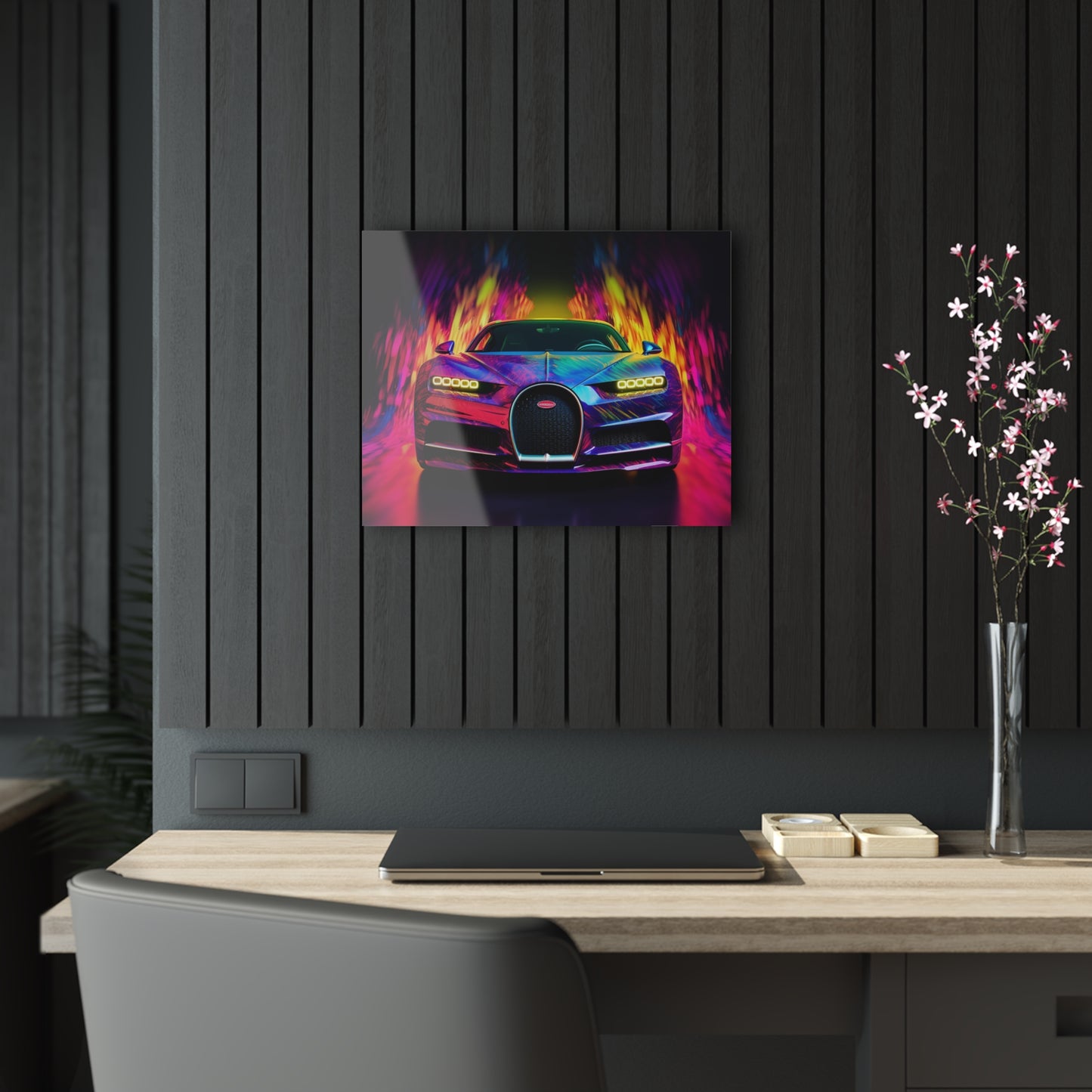 Acrylic Prints Florescent Bugatti Flair 3