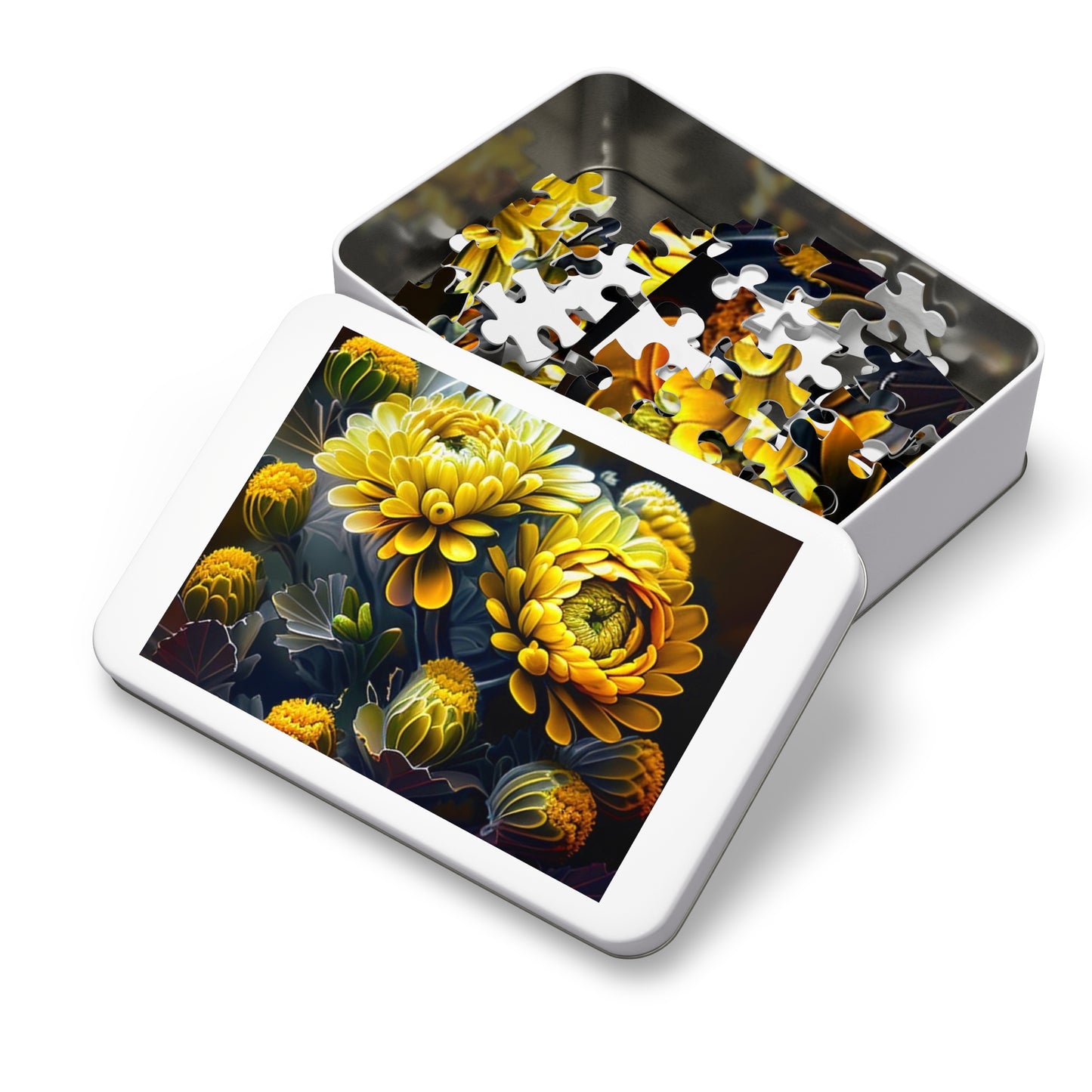 Jigsaw Puzzle (30, 110, 252, 500,1000-Piece) Yellow Hermosas Flores Amarillas 4