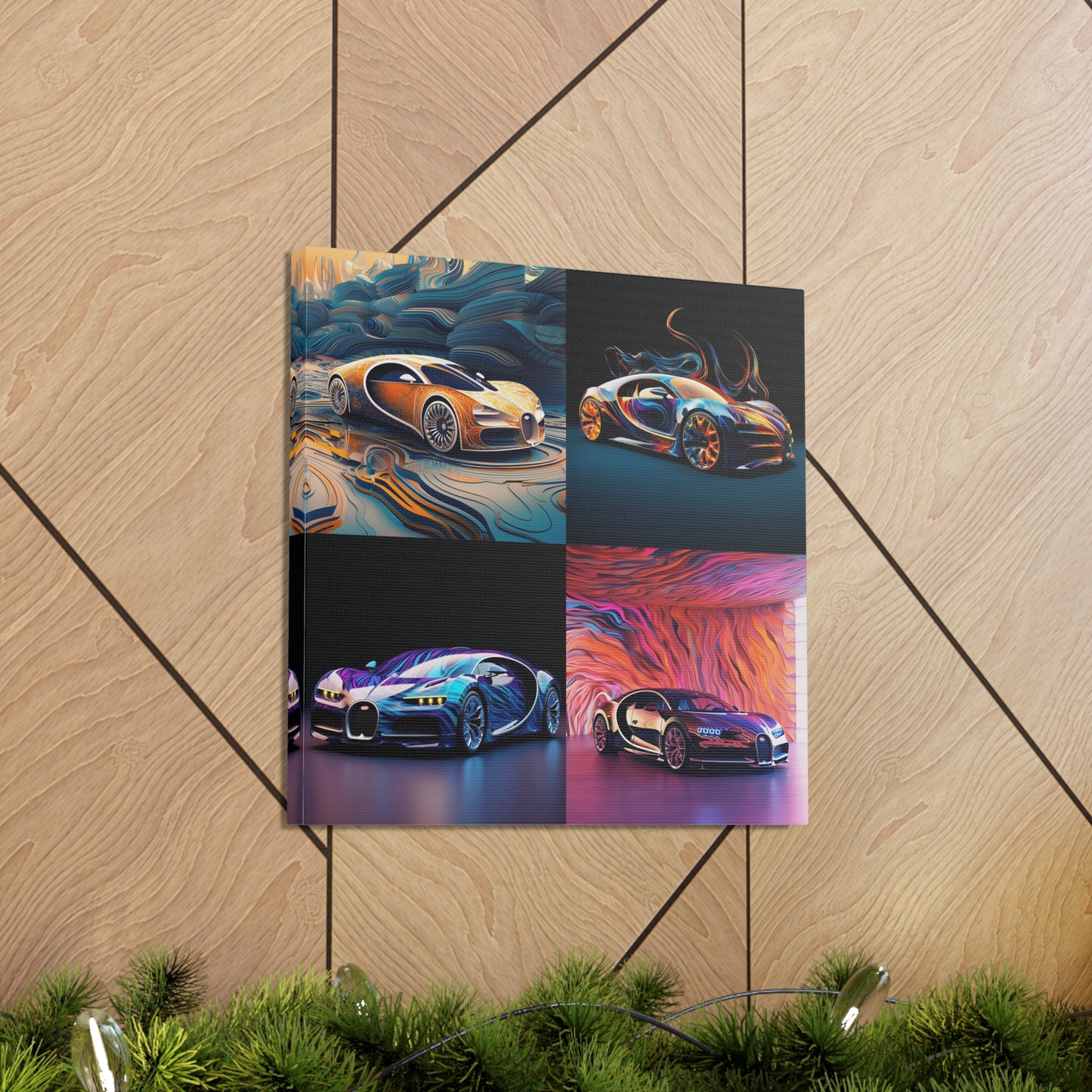 Canvas Gallery Wraps Bugatti Abstract Flair 5
