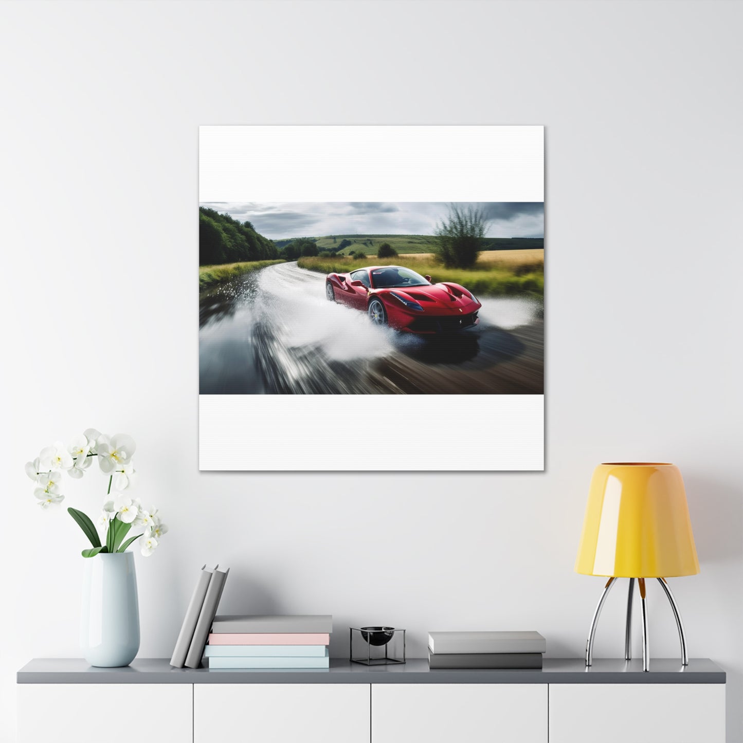 Canvas Gallery Wraps Water Ferrari Splash 4