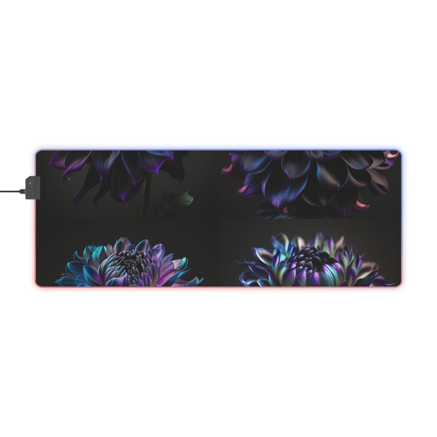 LED Gaming Mouse Pad Dahlia Purple 5