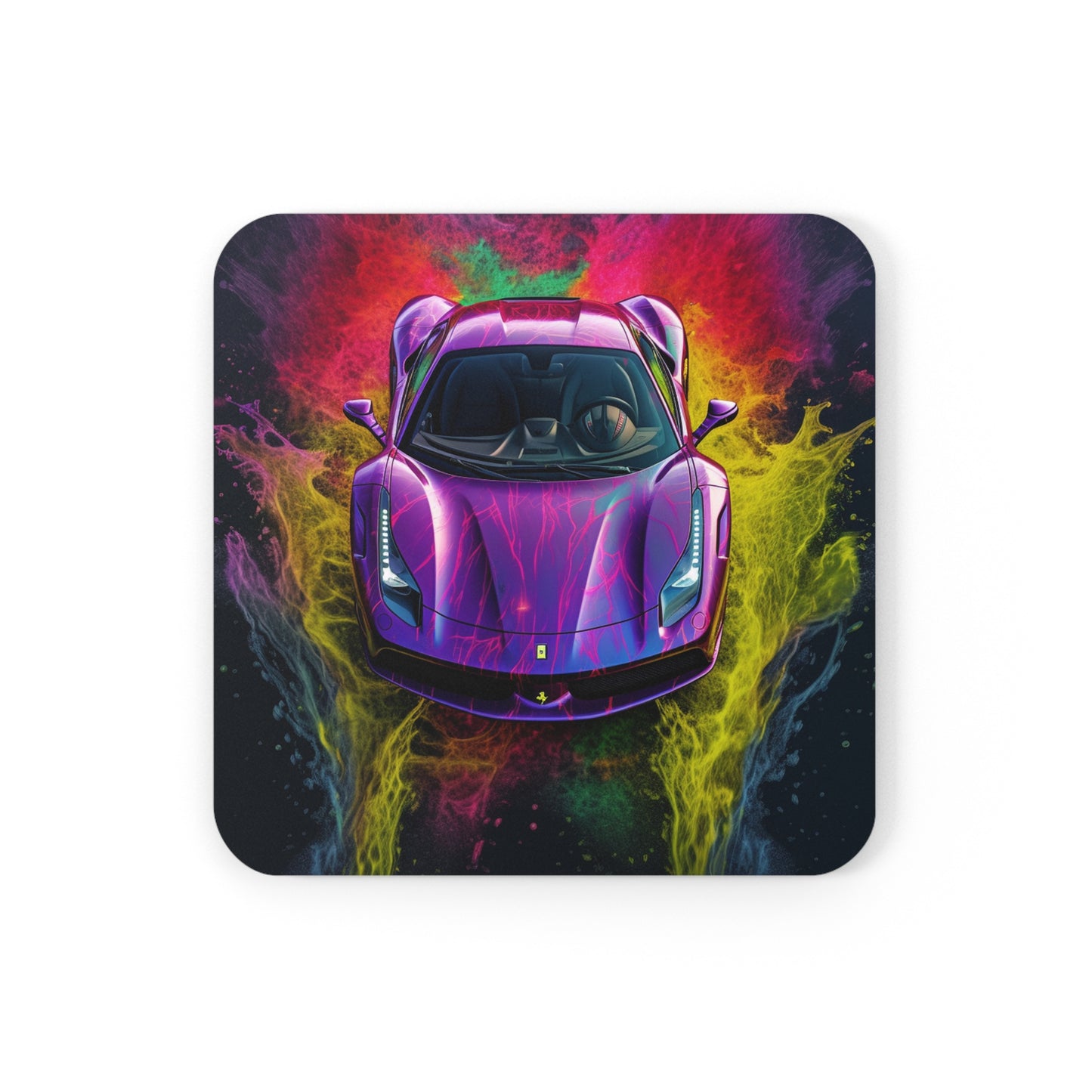 Corkwood Coaster Set Farrari Water 3