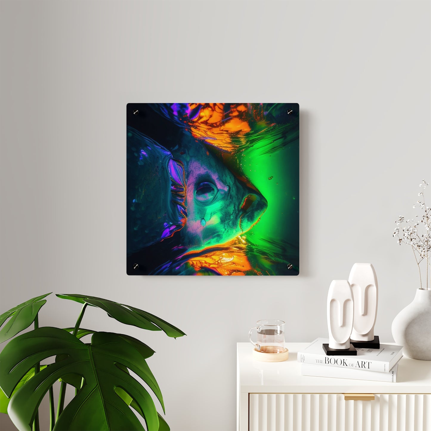 Acrylic Wall Art Panels Florescent Glow 1