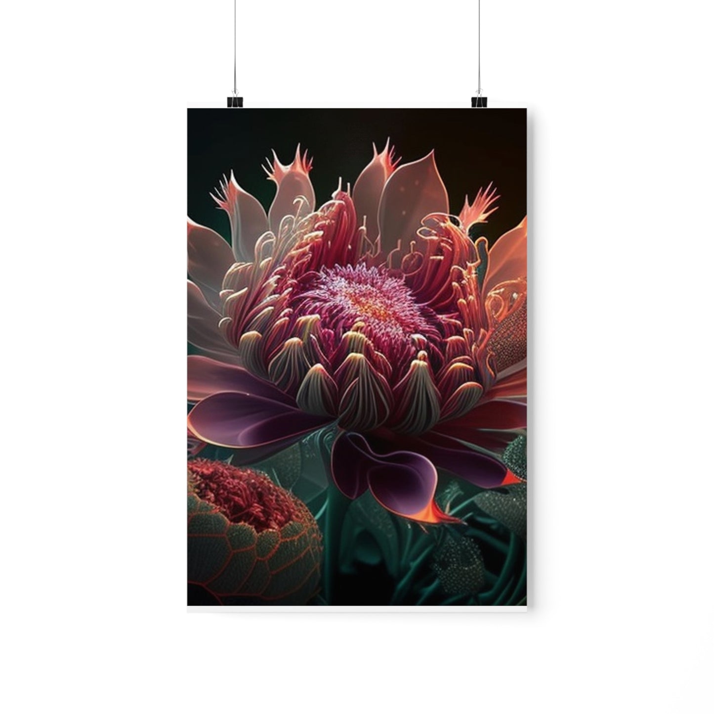 Premium Matte Vertical Posters Flower Arangment 1