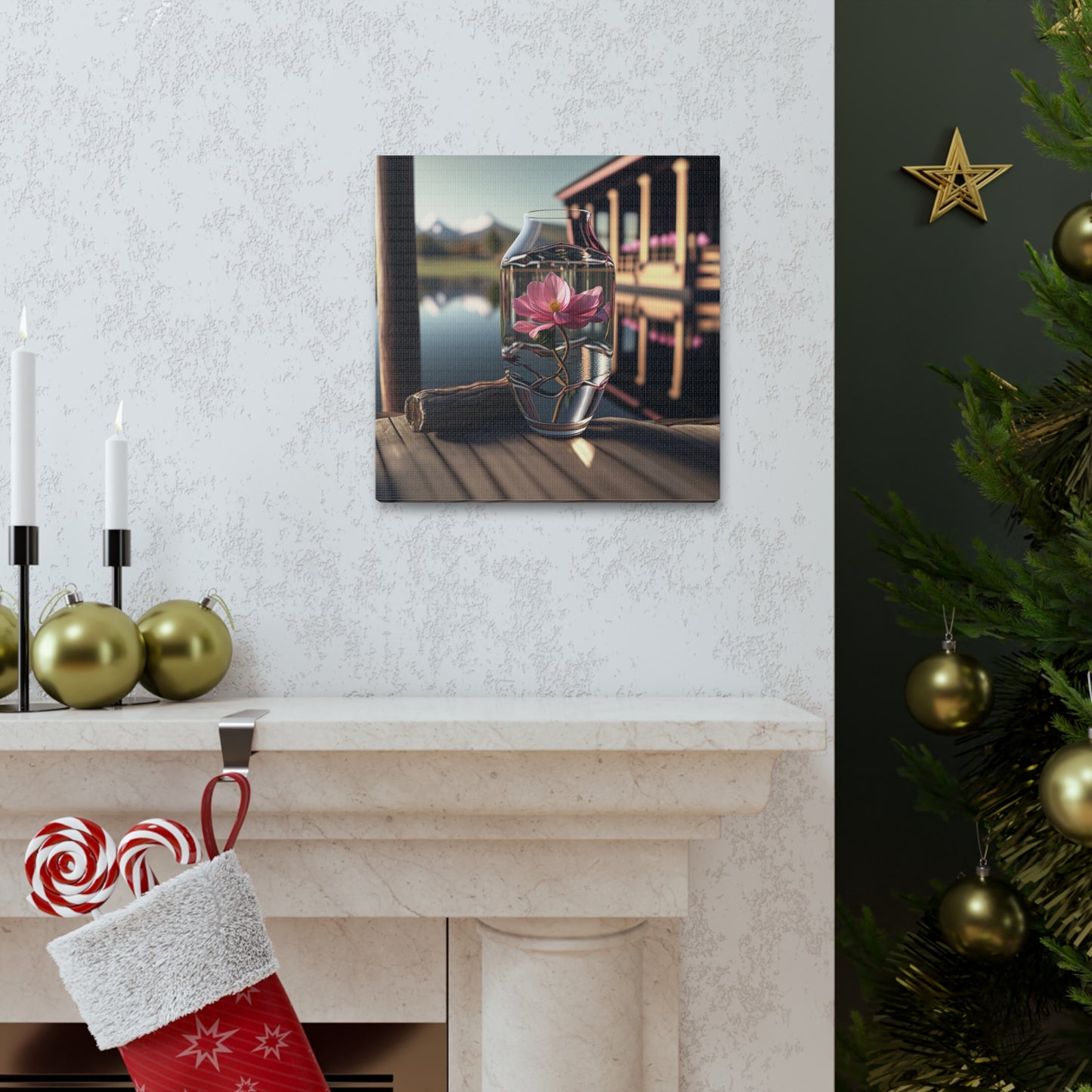 Canvas Gallery Wraps Pink Magnolia 1