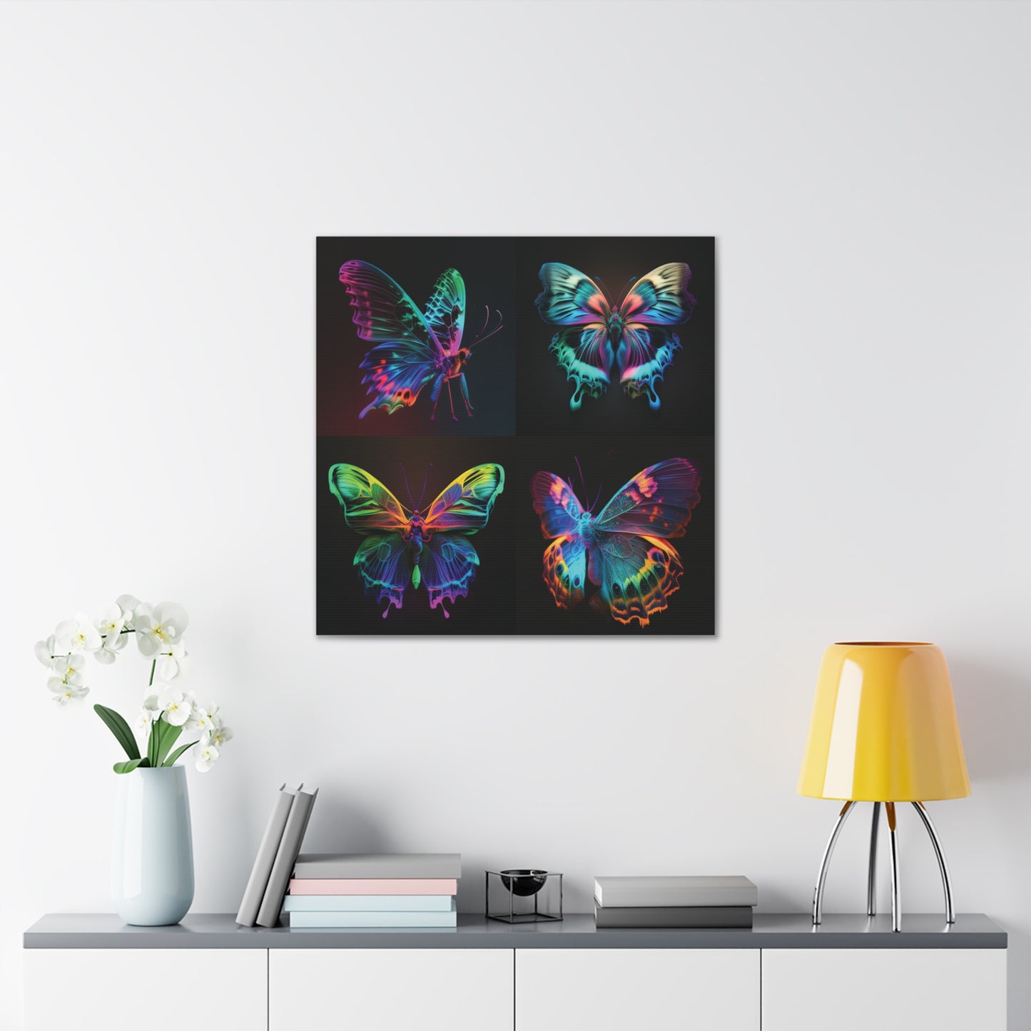 Canvas Gallery Wraps Raw Hyper Color Butterfly 5