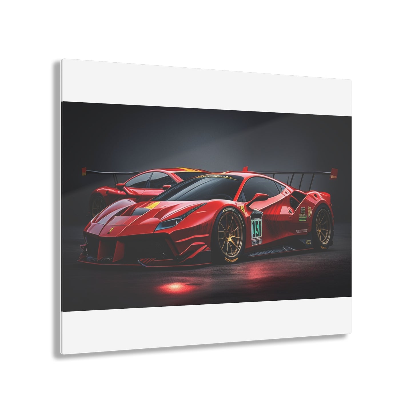 Acrylic Prints Ferrari Red 2