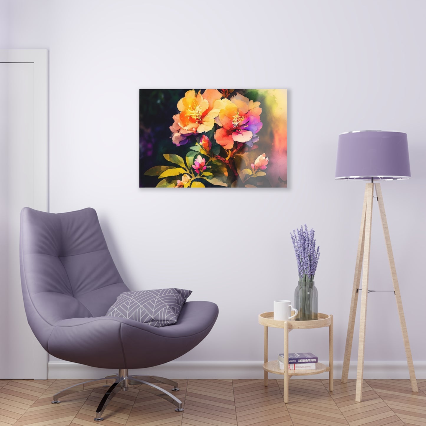 Acrylic Prints Bright Spring Flowers 2