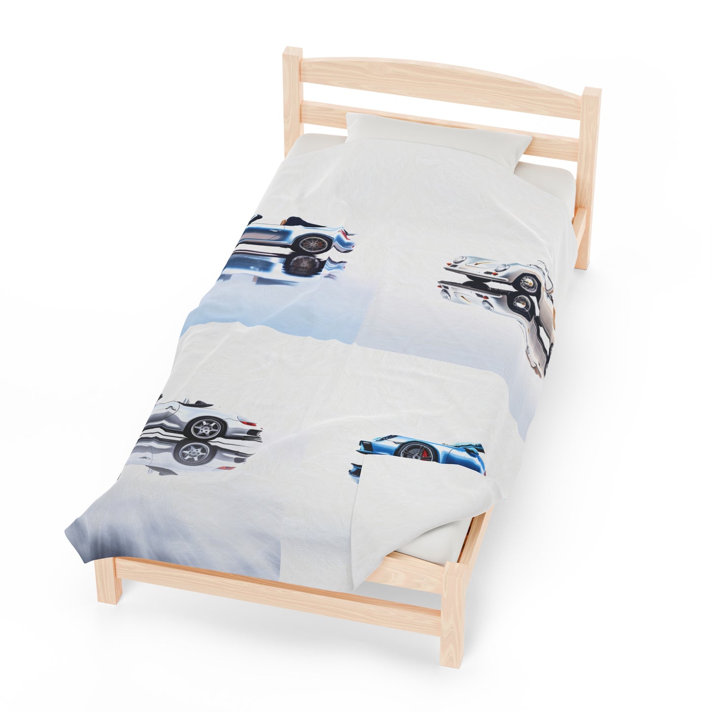 Velveteen Plush Blanket 911 Speedster on water 5