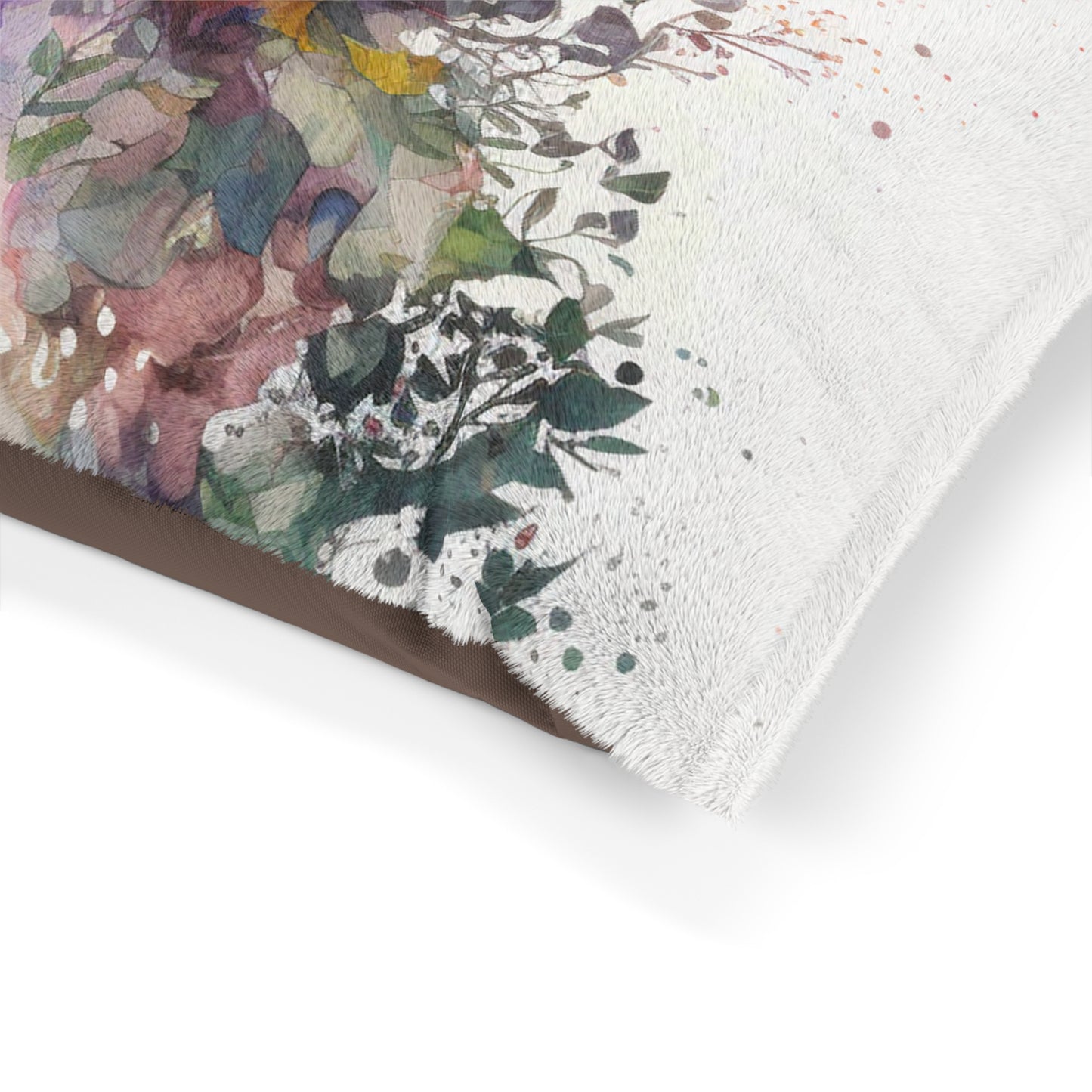 Pet Bed Mother Nature Bright Spring Colors Realistic Watercolor 3