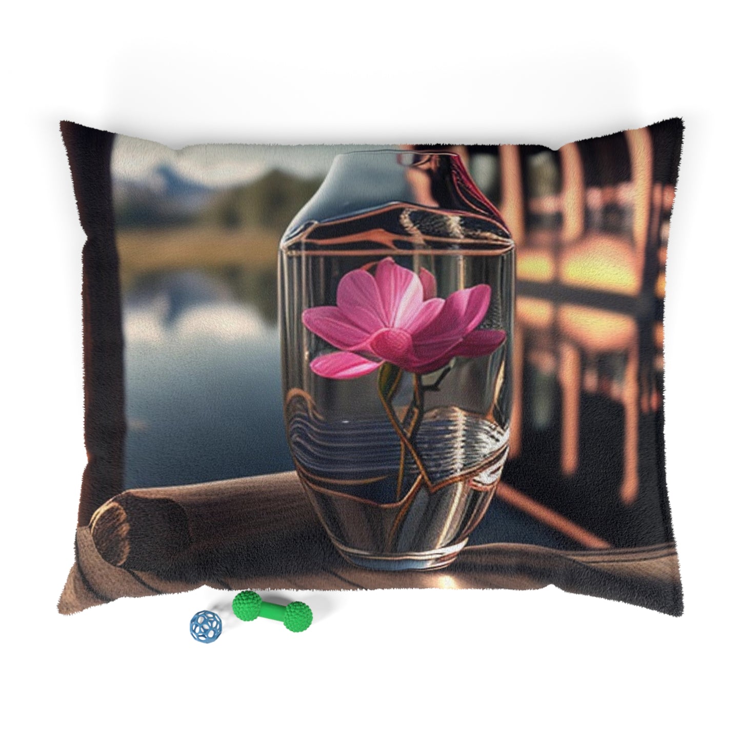 Pet Bed Magnolia in a Glass vase 3